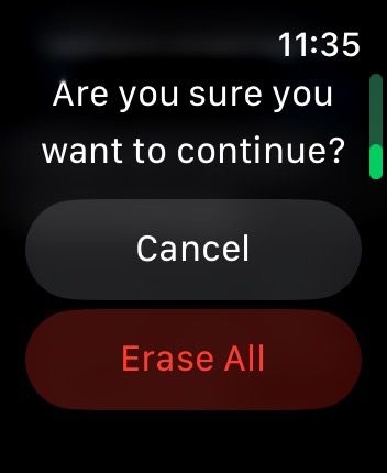 Erase all on watchOS