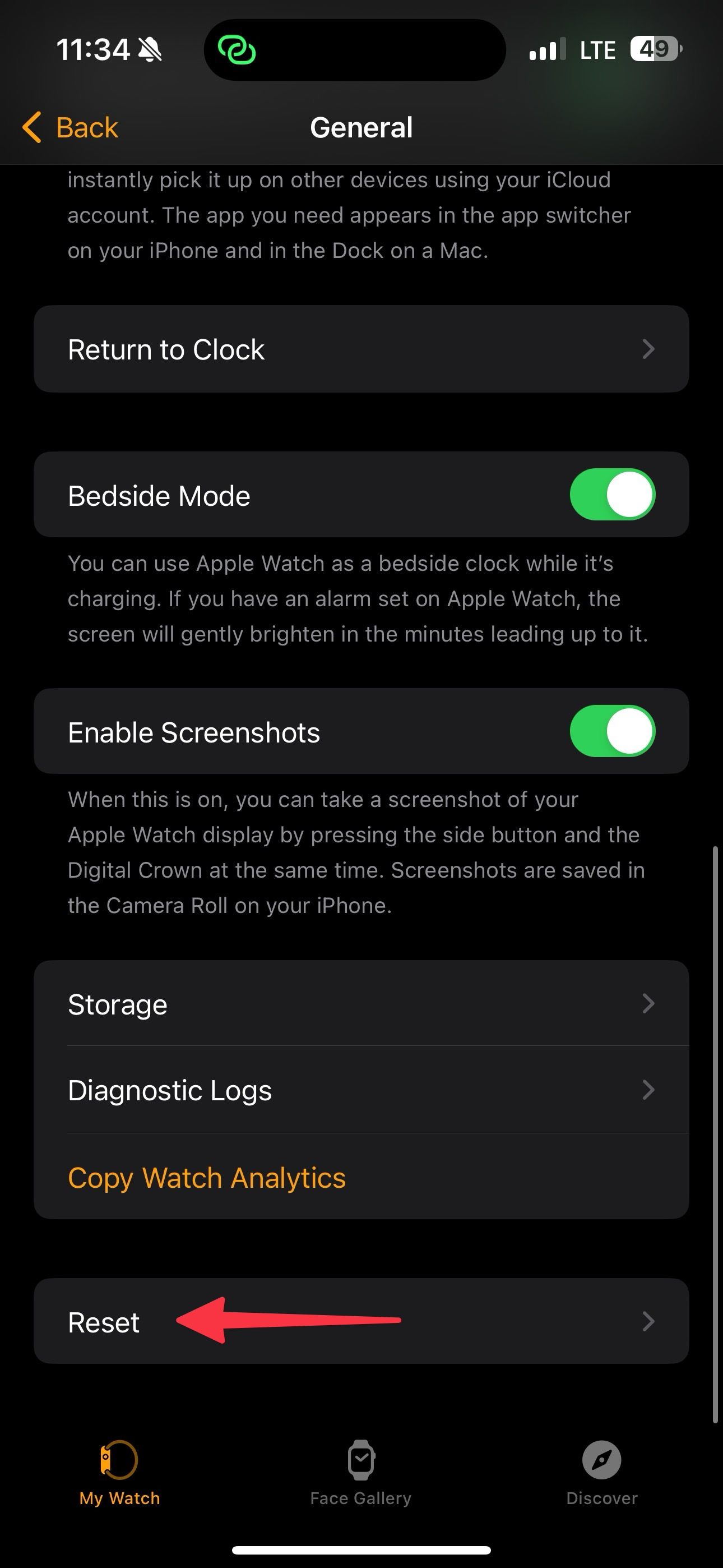 reset an Apple Watch