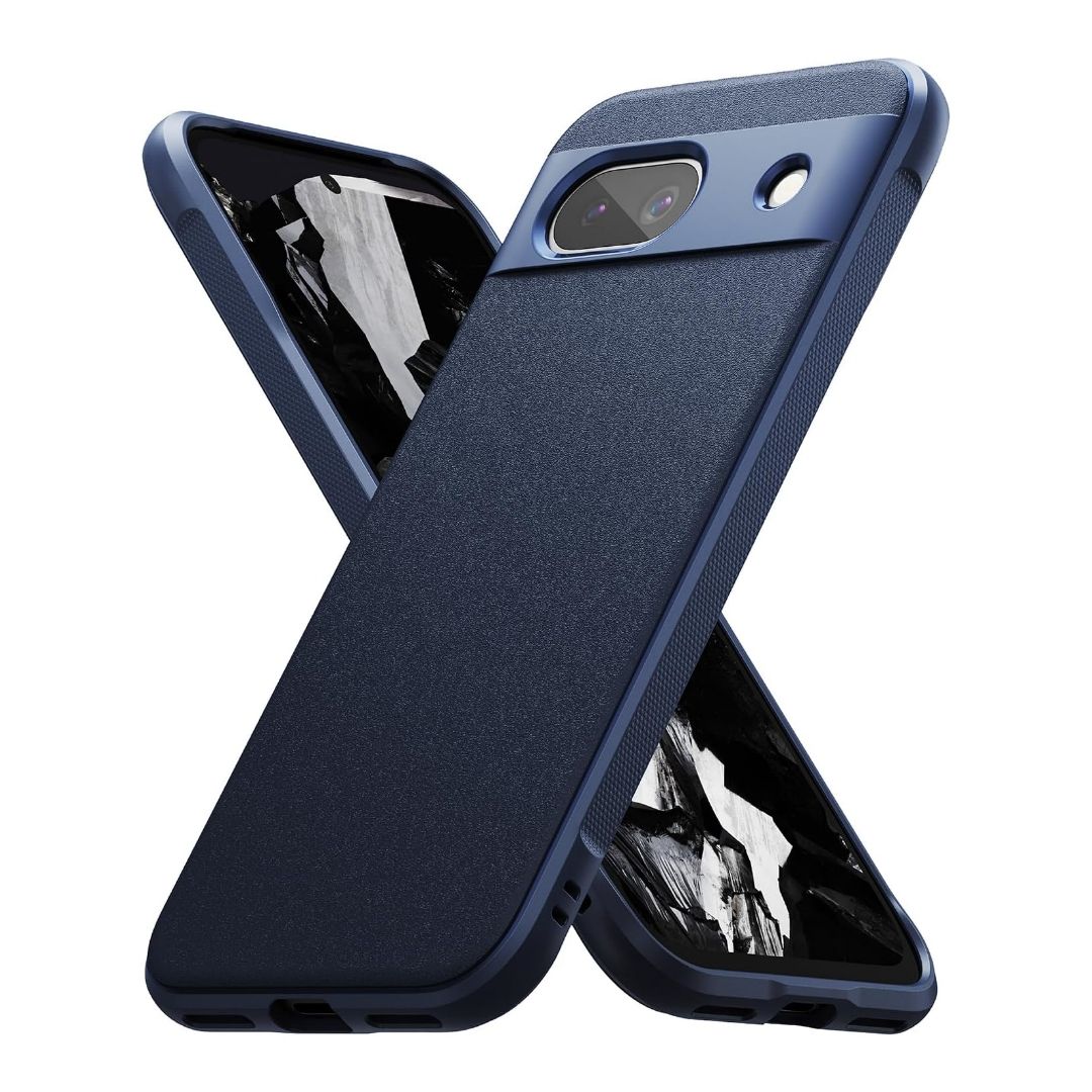 Ringke Onyx for Pixel 8a, overlayed front and back views
