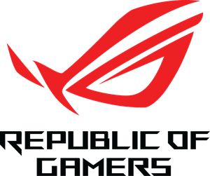 rog logo on white background