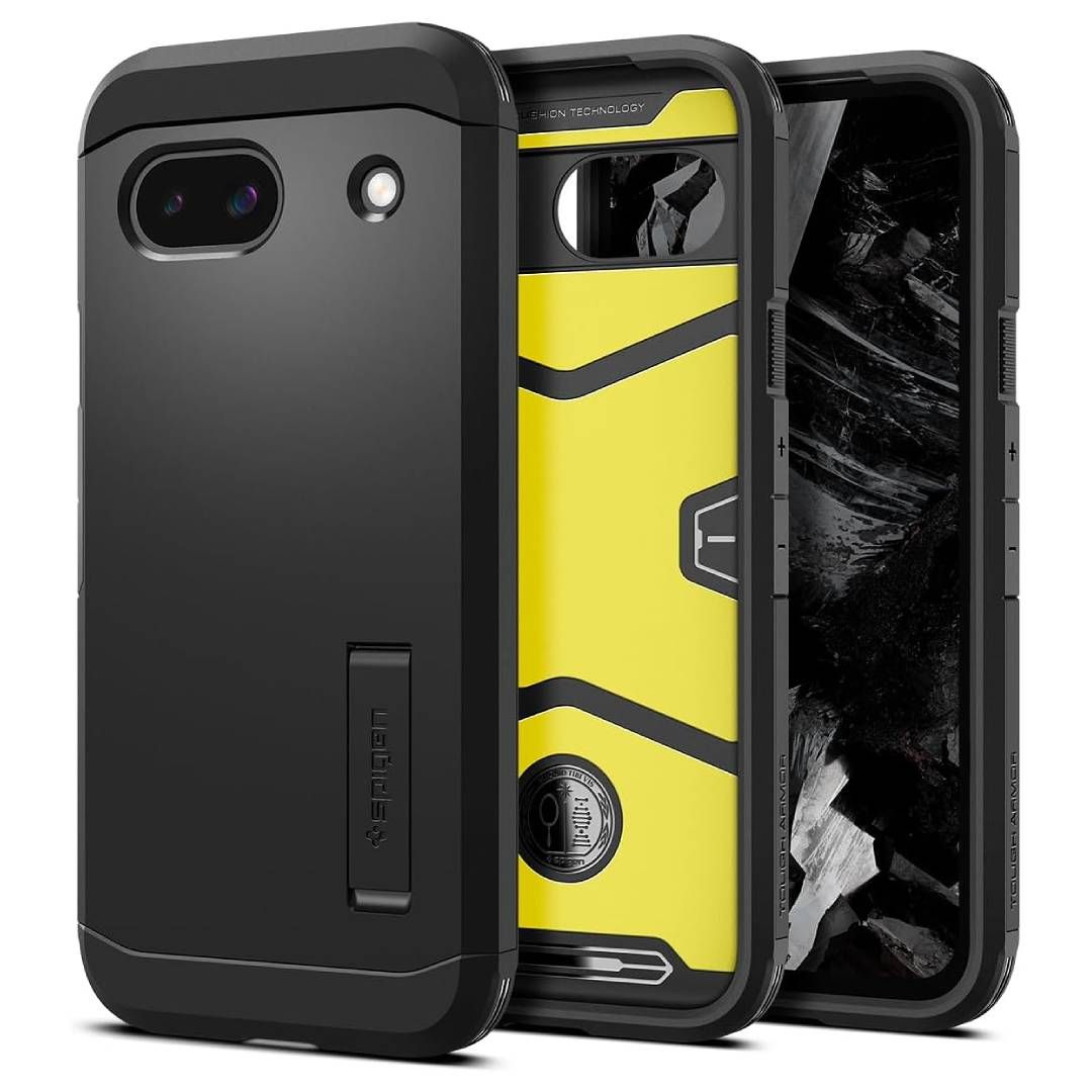 A render of the Spigen Tough Armor Pixel 8a case