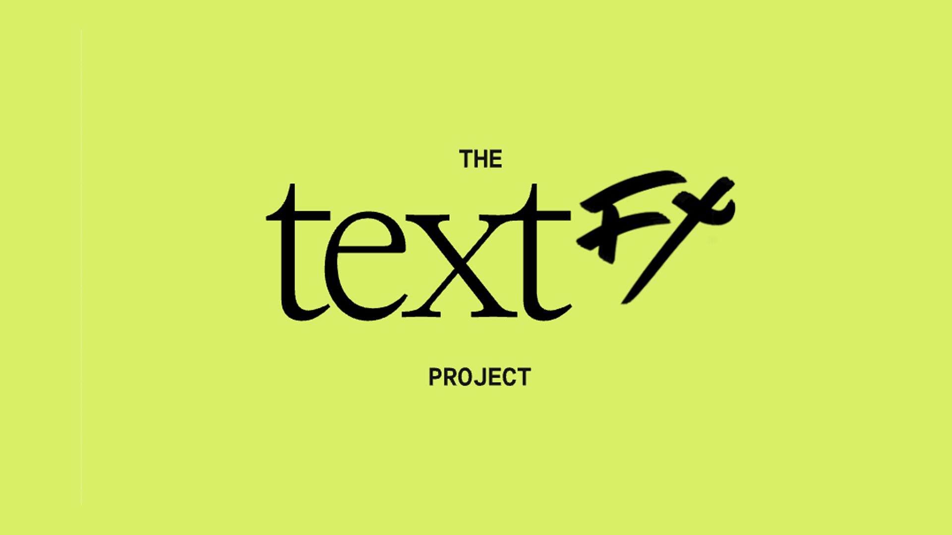 The TextFX AI Tools logo against a yellow background