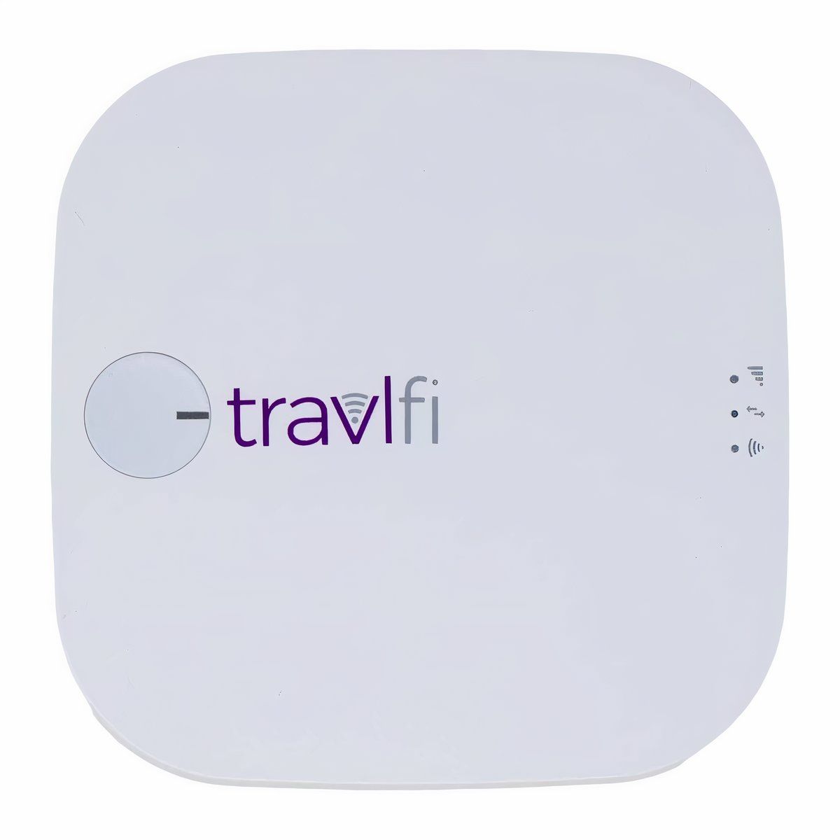 TravlFi Journey1 LTE SIM-Free Wi-Fi Hotspot on a white background