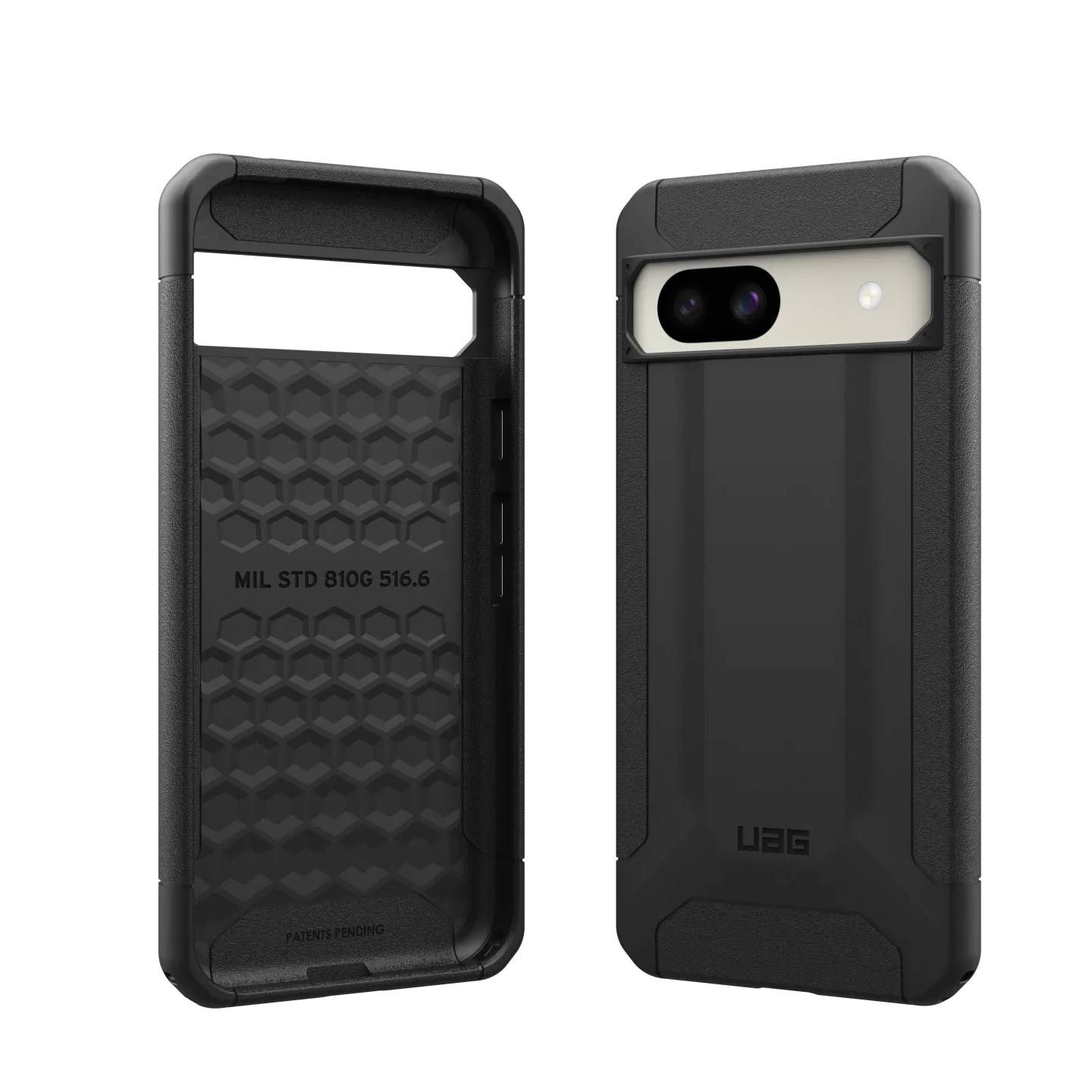 A render of the Urban Armor Gear Scout Pixel 8a case