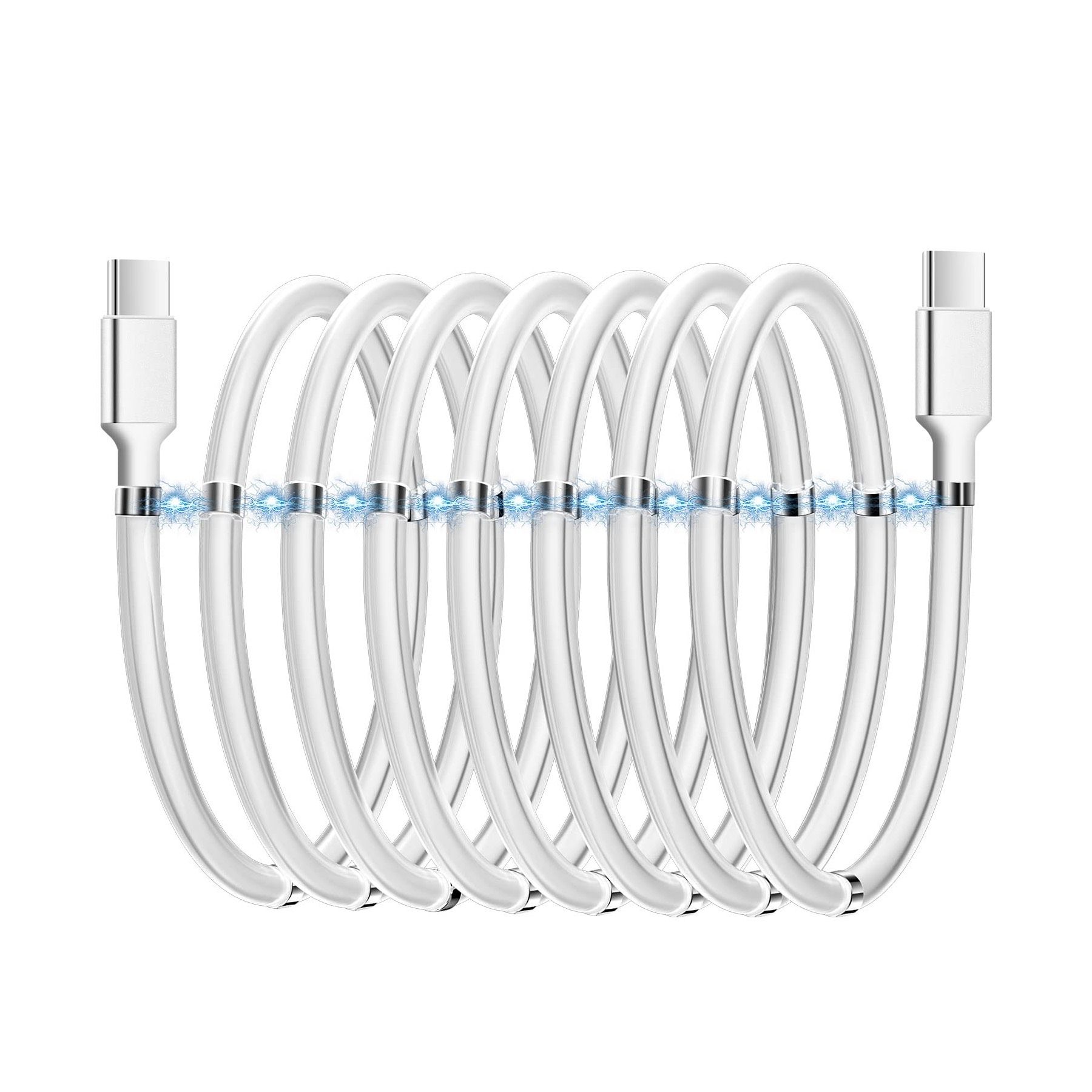 Render of AICase USB-C to USB-C Magnetic Charging Cable on a white background