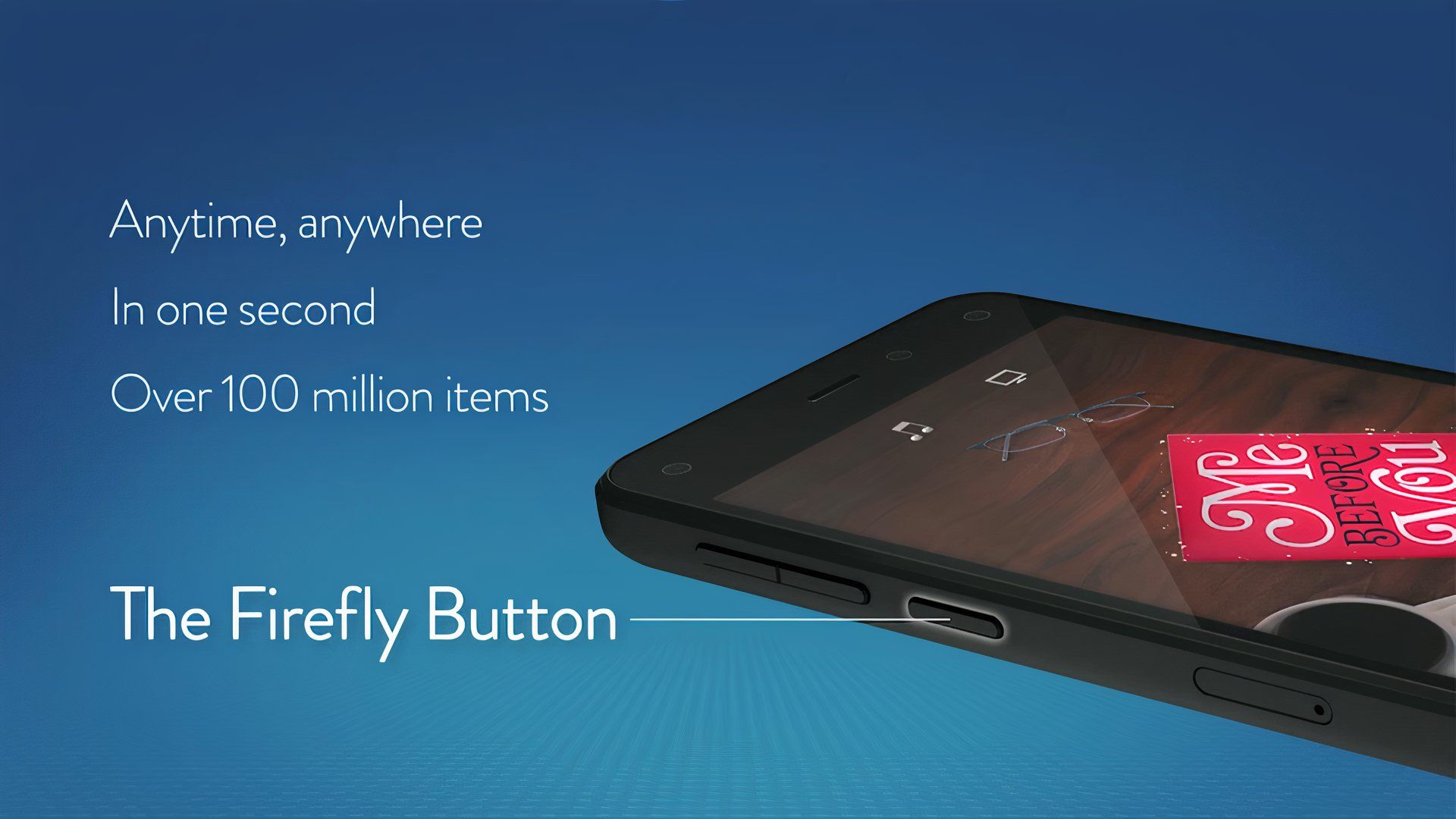 A focus on the dedicated Firefly button during the Amazon Fire Phone keynote