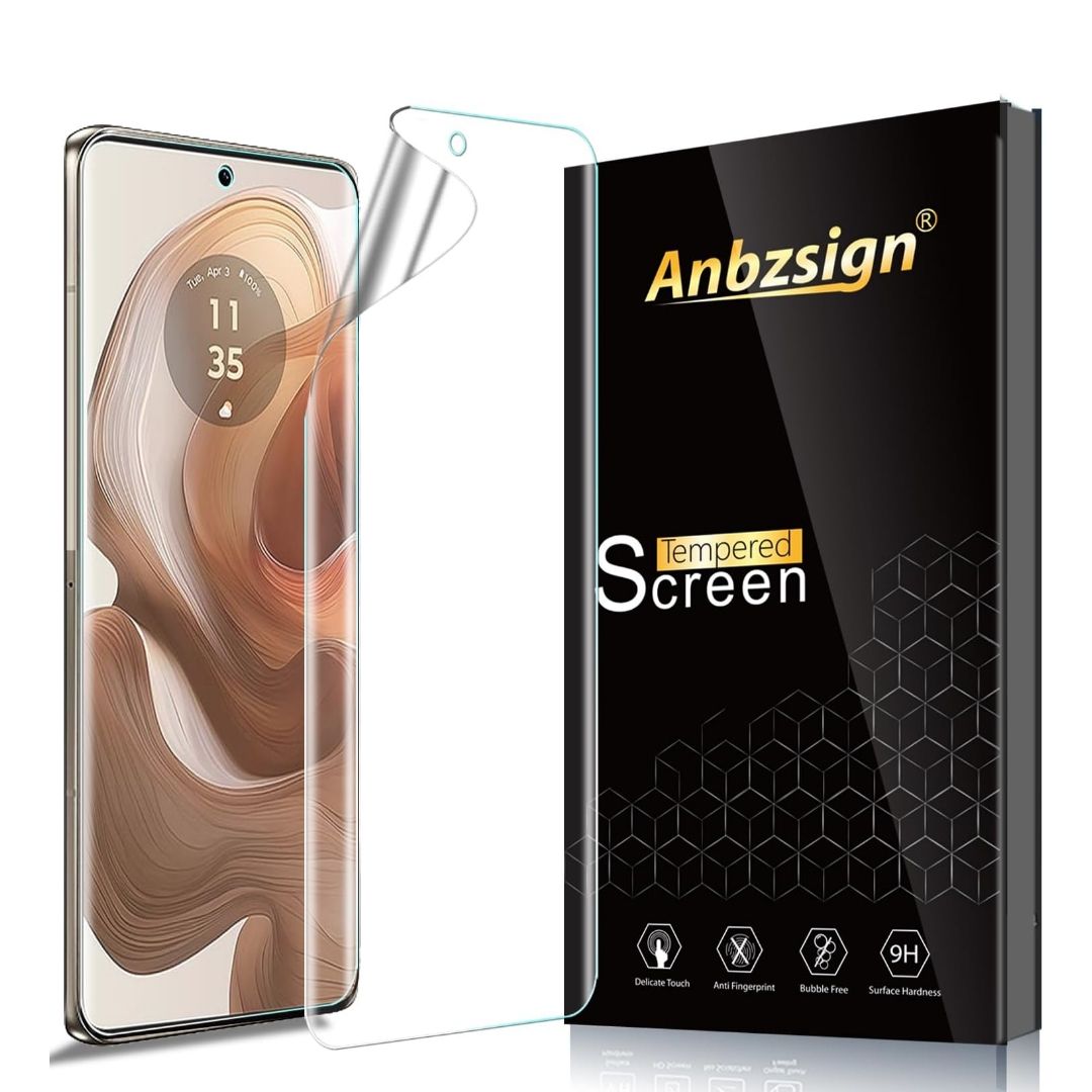 Anbzsign TPU Screen Protector for Motorola Edge