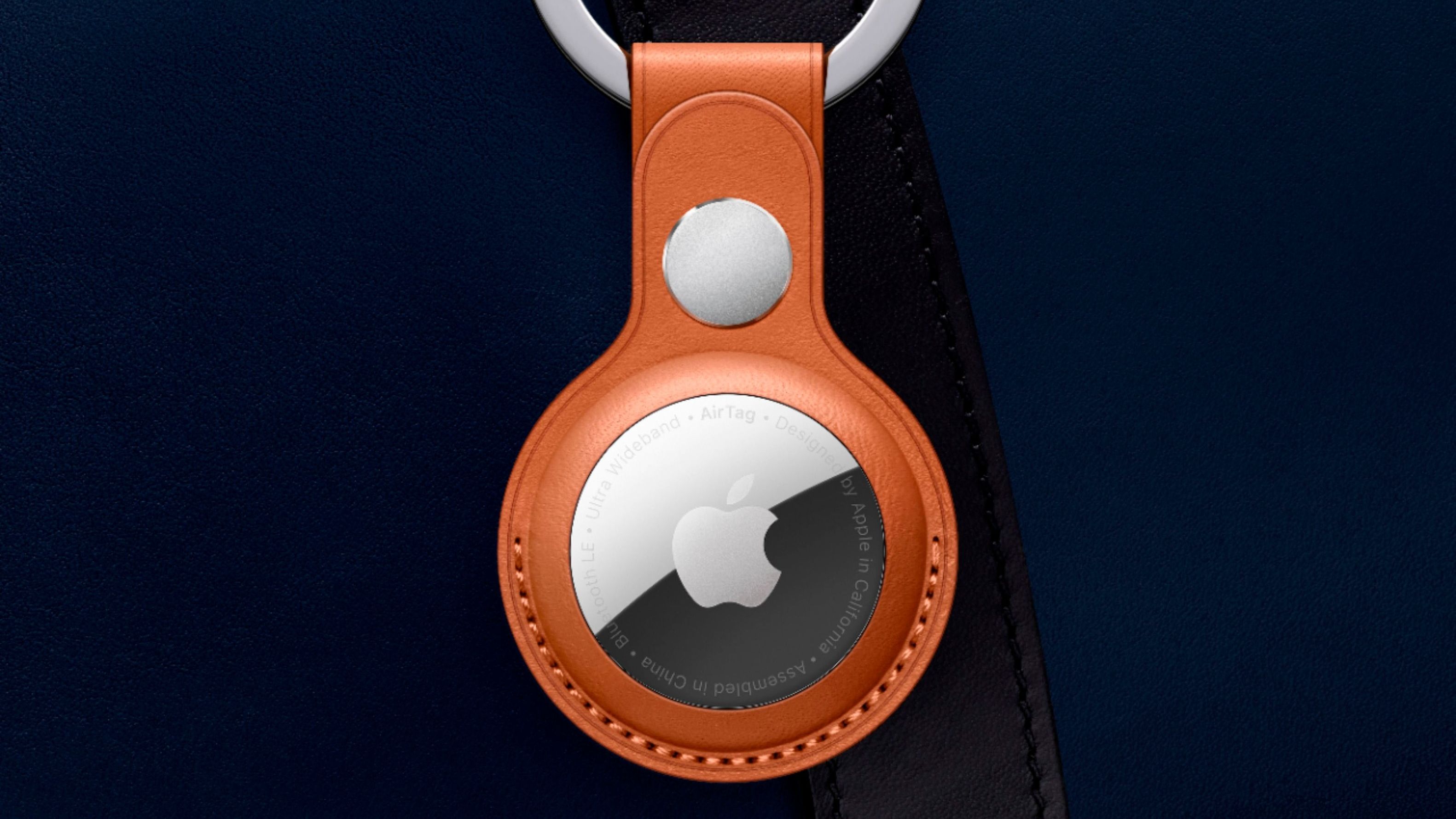 apple airtag on key chain