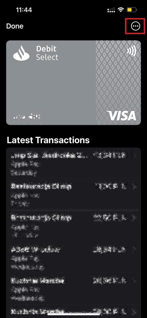 how to choose default credit card in apple wallet