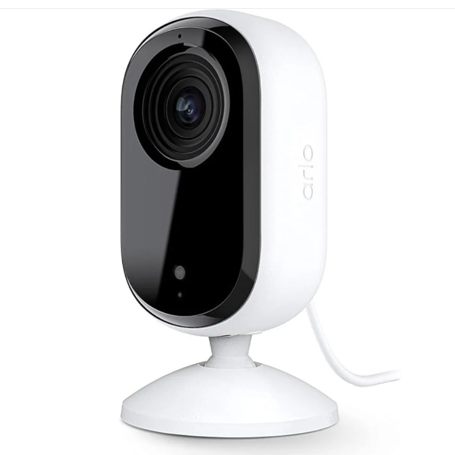 Arlo Essential Indoor Camera (2nd Gen) on white background