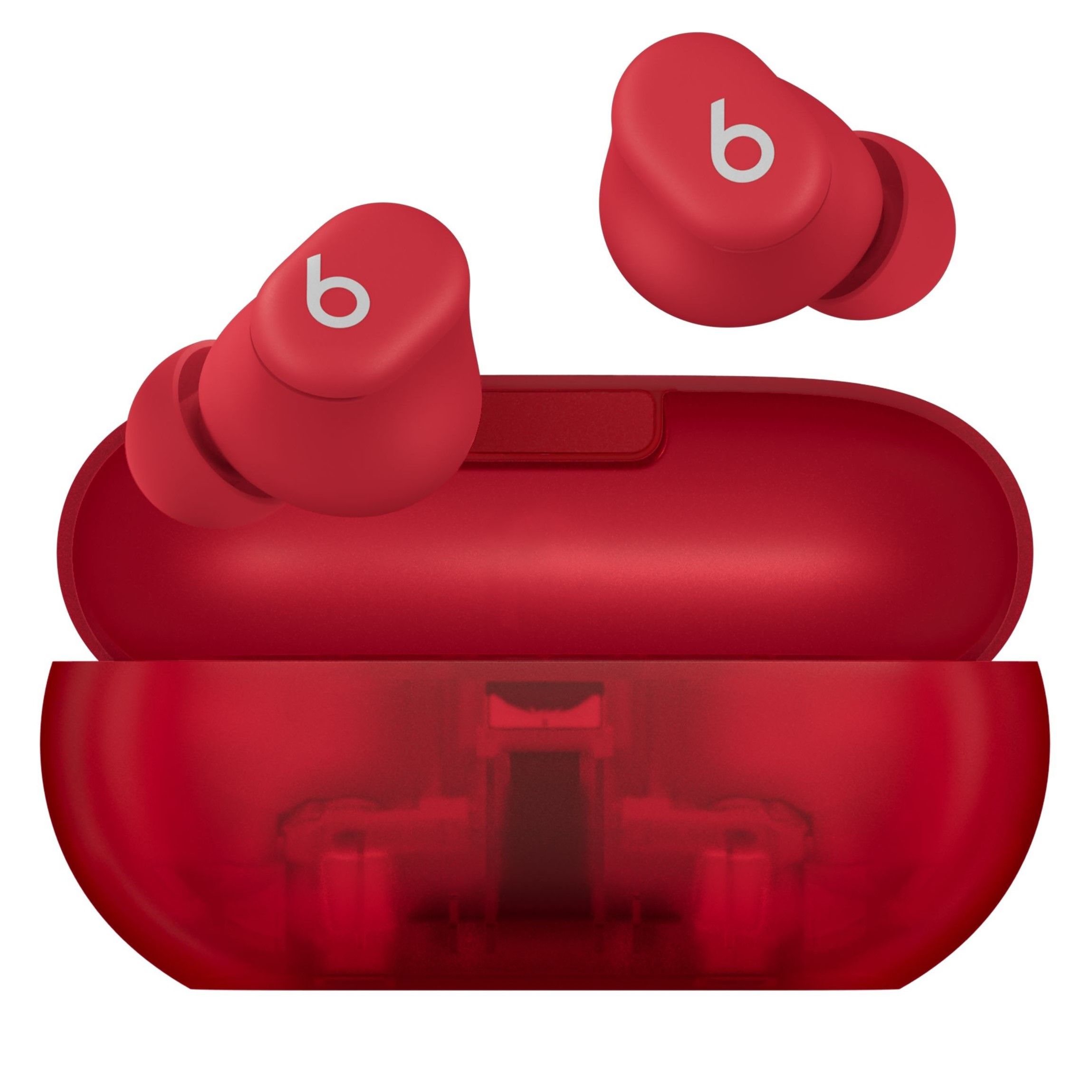 Beats solo earbuds on a white background