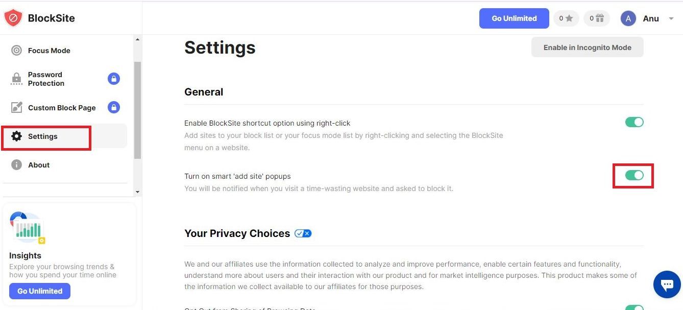 Google Chrome How to block a website