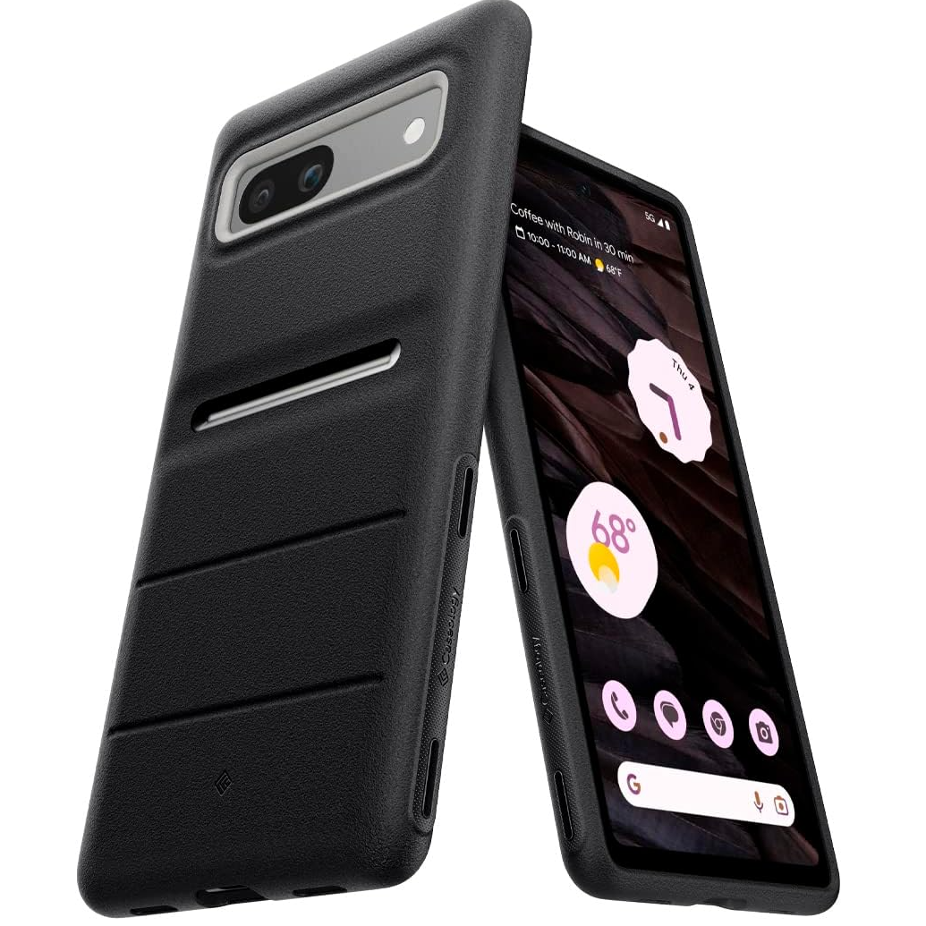 caseology athlex for pixel 7a, front and back views