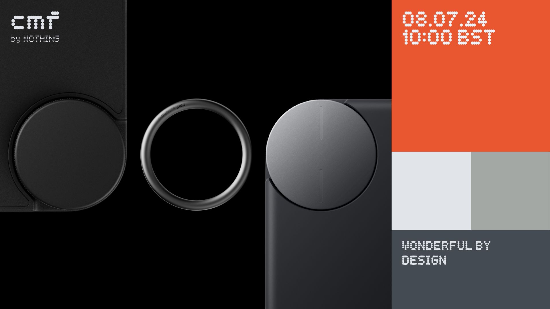 A teaser for the CMF Phone 1 showing the date