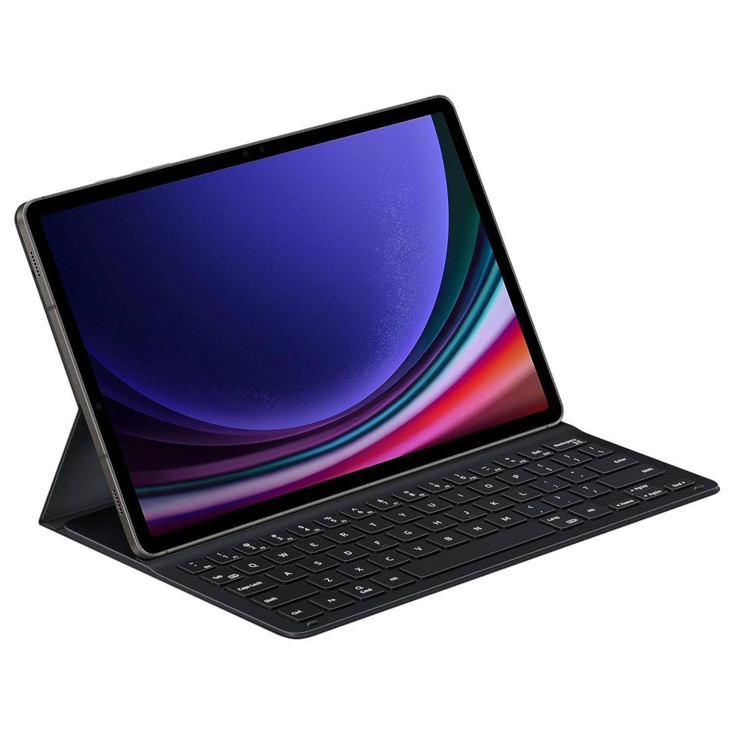 Galaxy Tab S9 FE keyboard cover on a white background