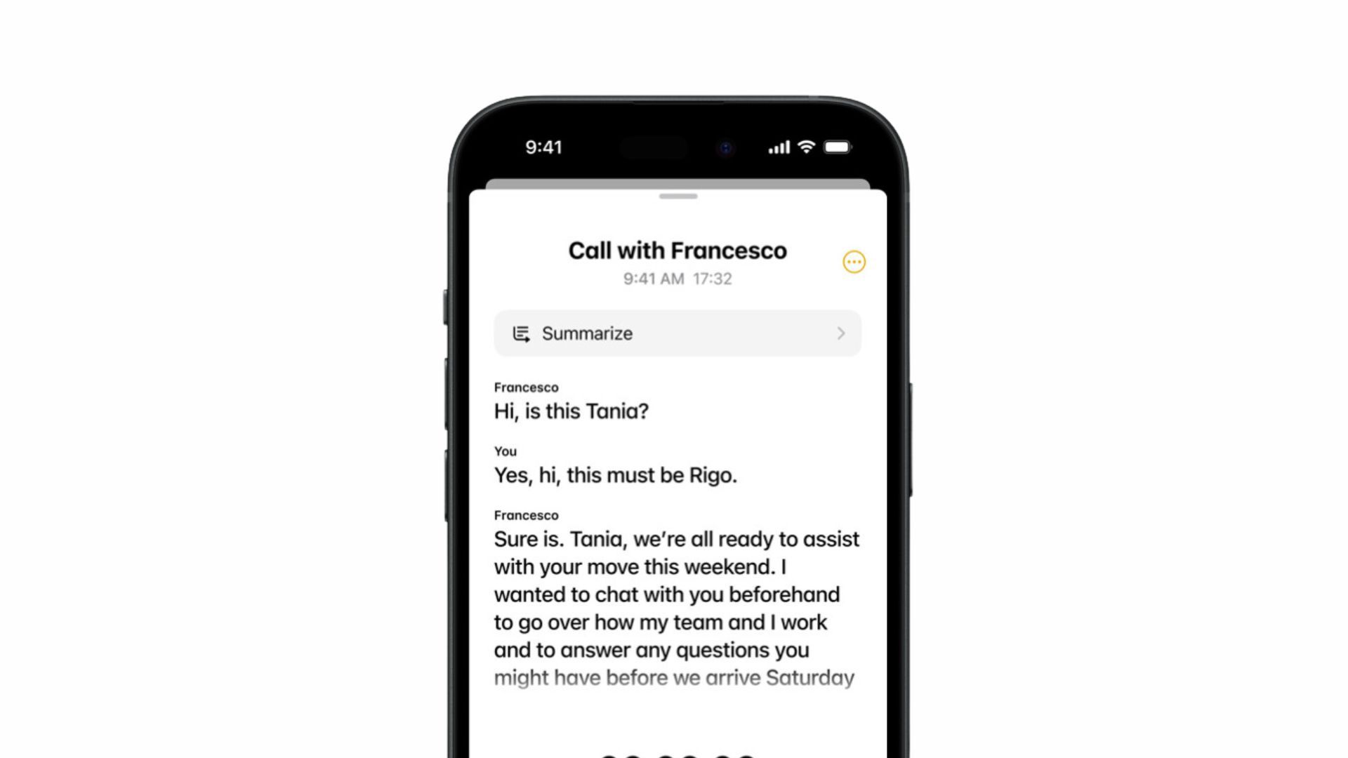 Audio description and audio recording on iOS 18