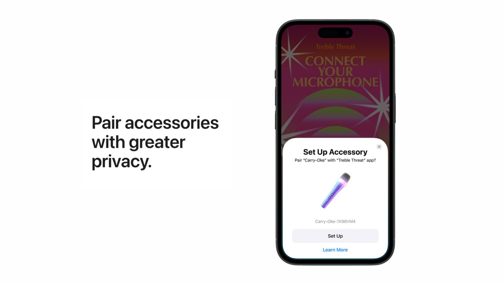 Pairing accessories on iOS 18