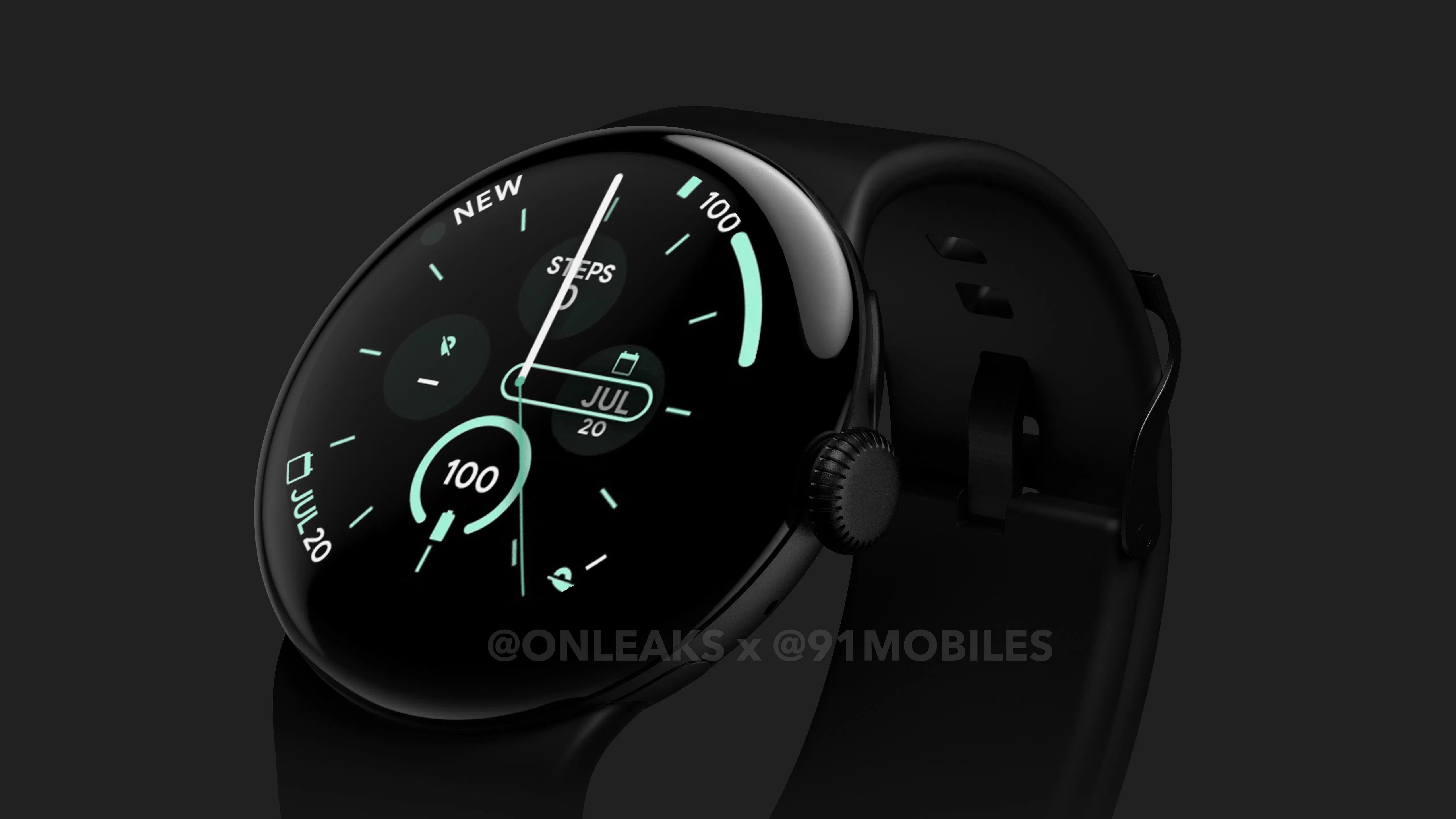 Pixel Watch 3 leaked render