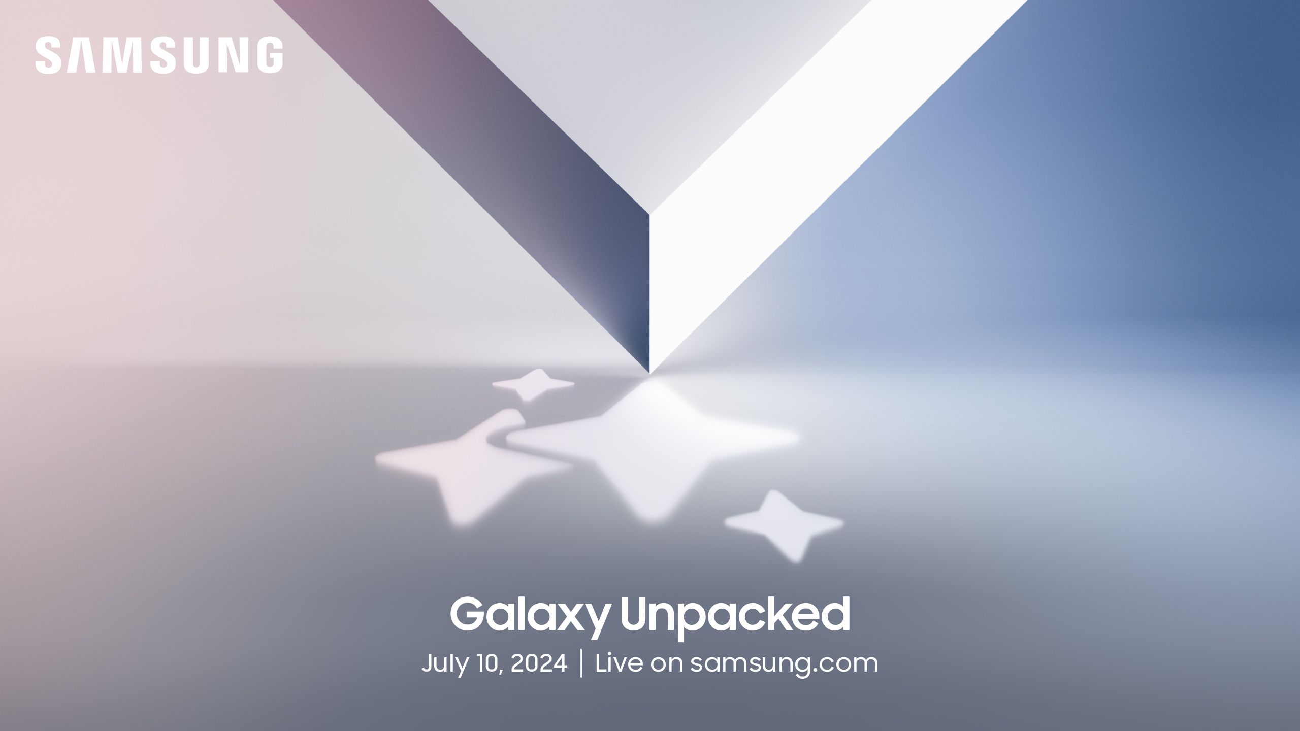 July 10 Samsung Galaxy Unpacked invitation poster