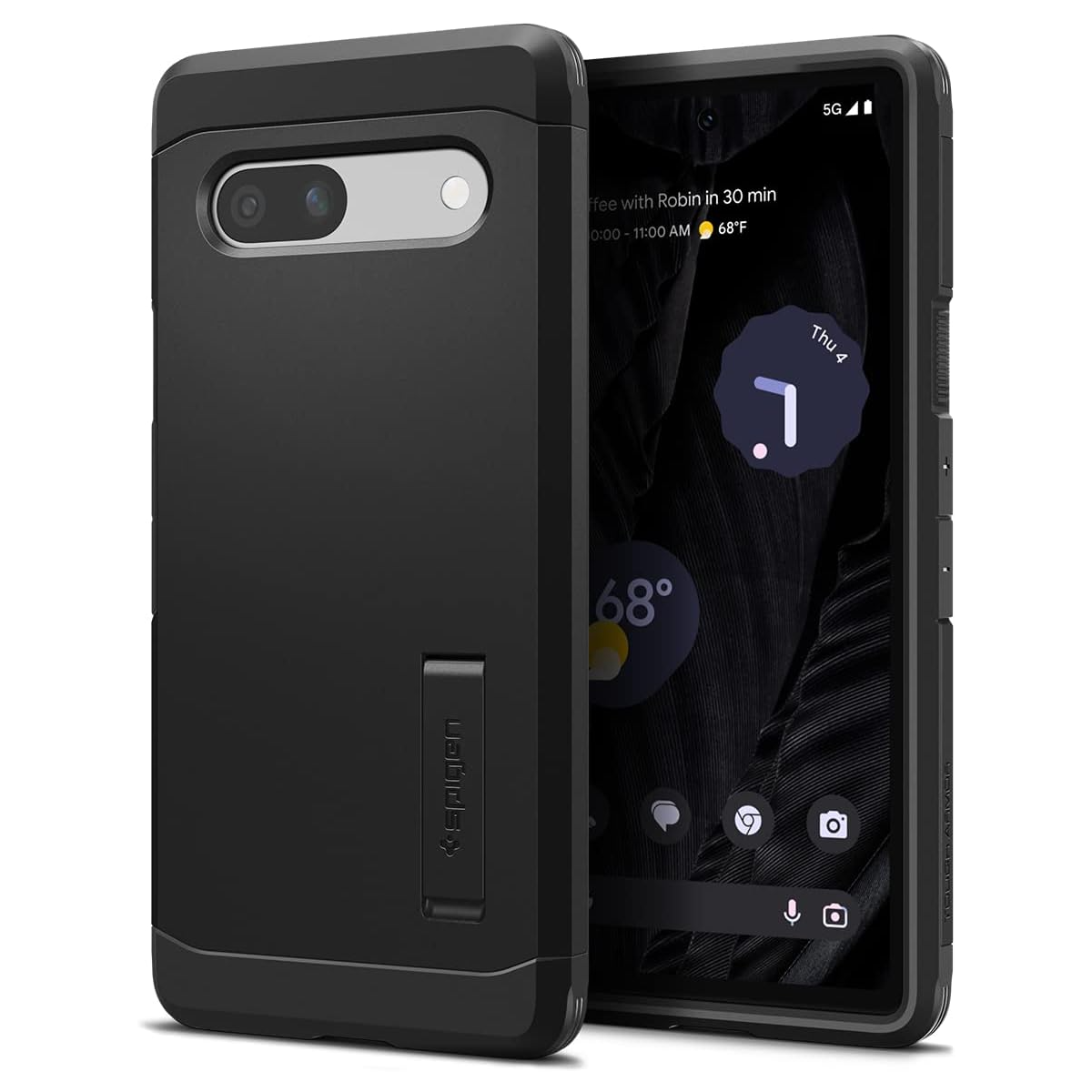 spigen tough armor case, front and back views