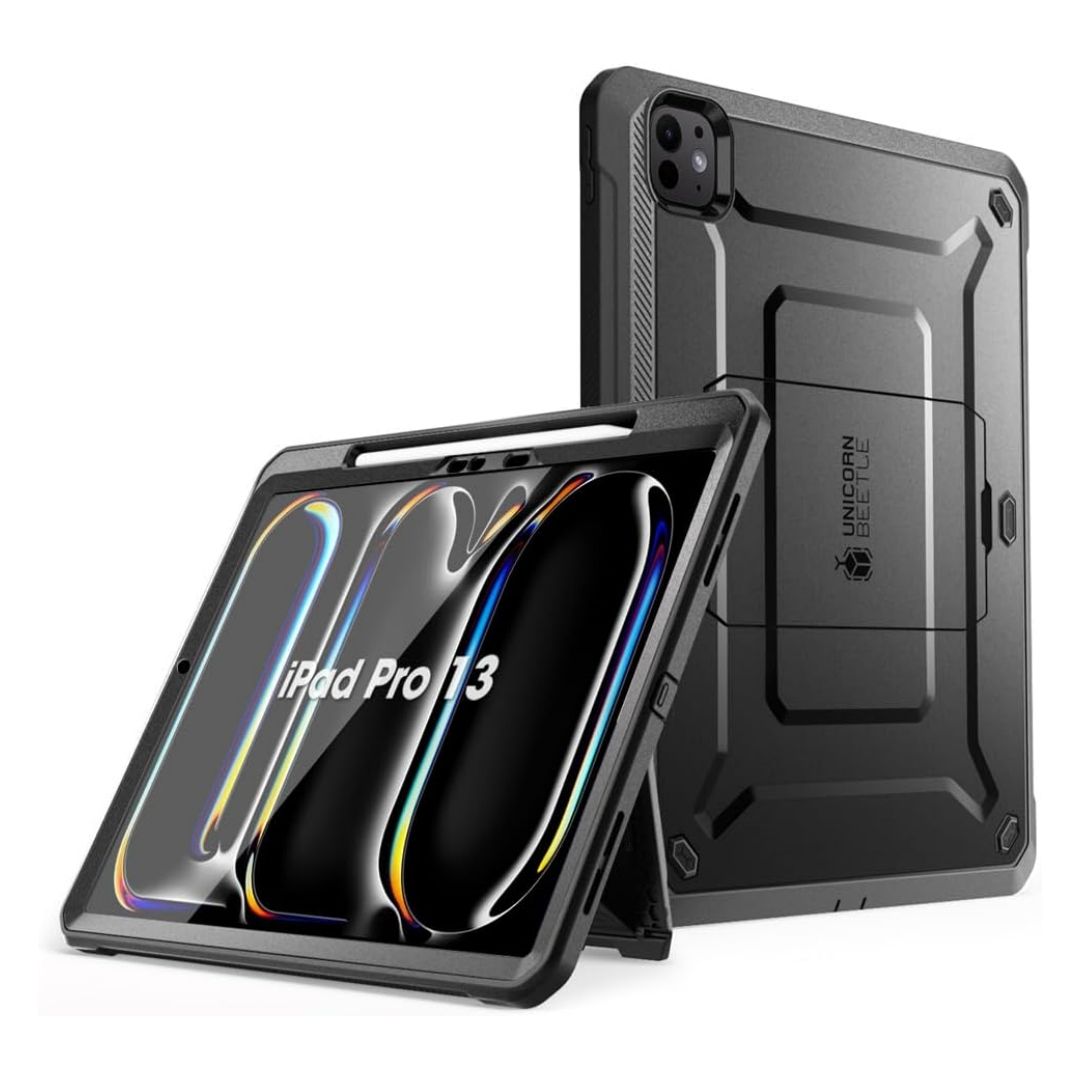 Supcase Unicorn Beetle Pro for iPad Pro 13, back and front views