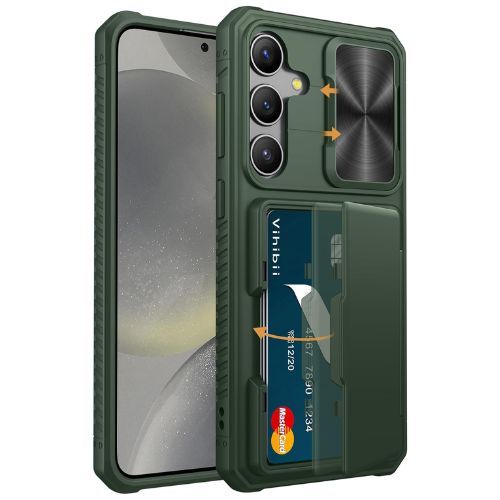 Vihibii Samsung Galaxy S24+ Case with credit card holder