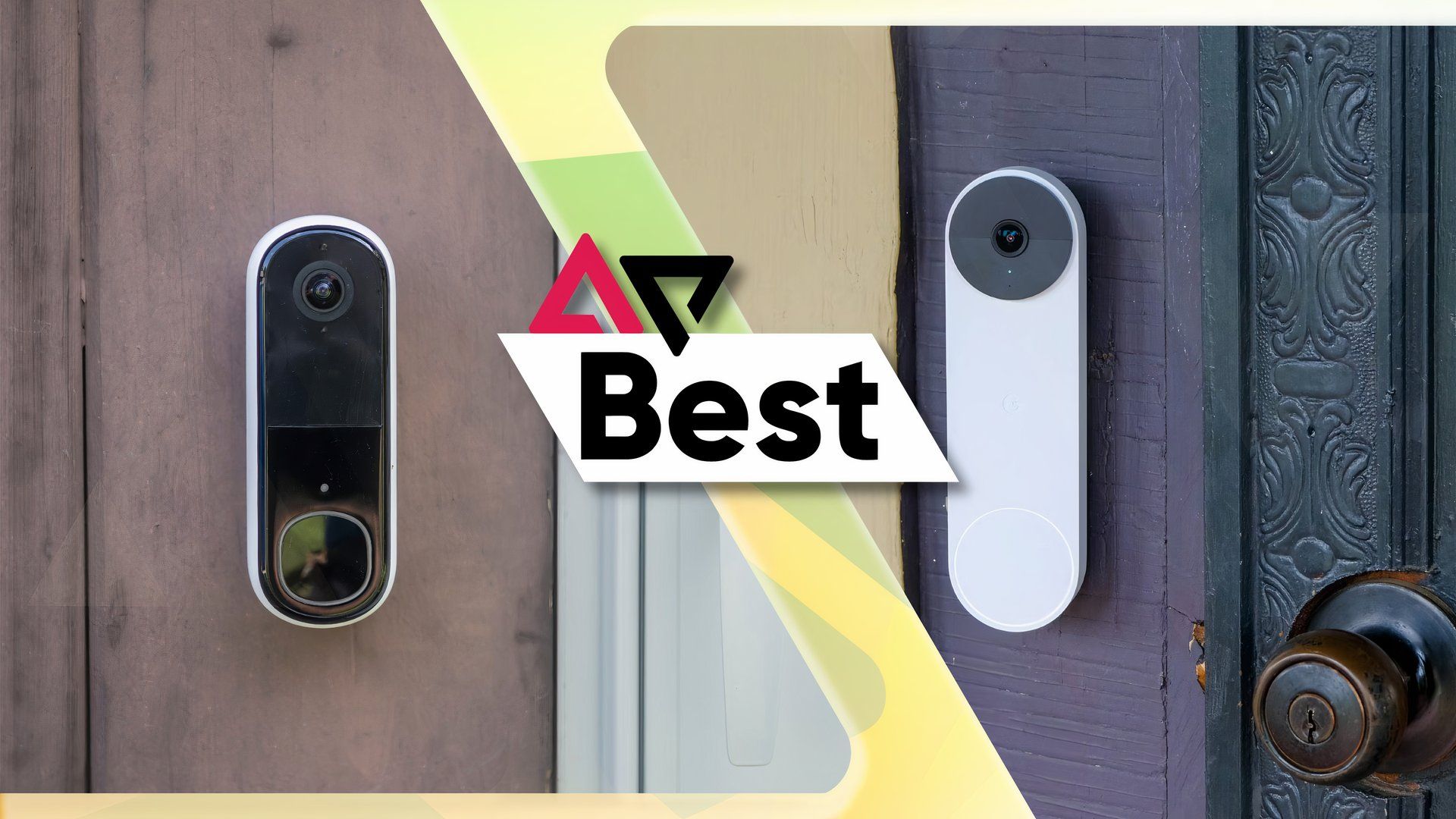 The Arlo Video Doorbell and Nest Doorbell Battery with AP 'Best logo'
