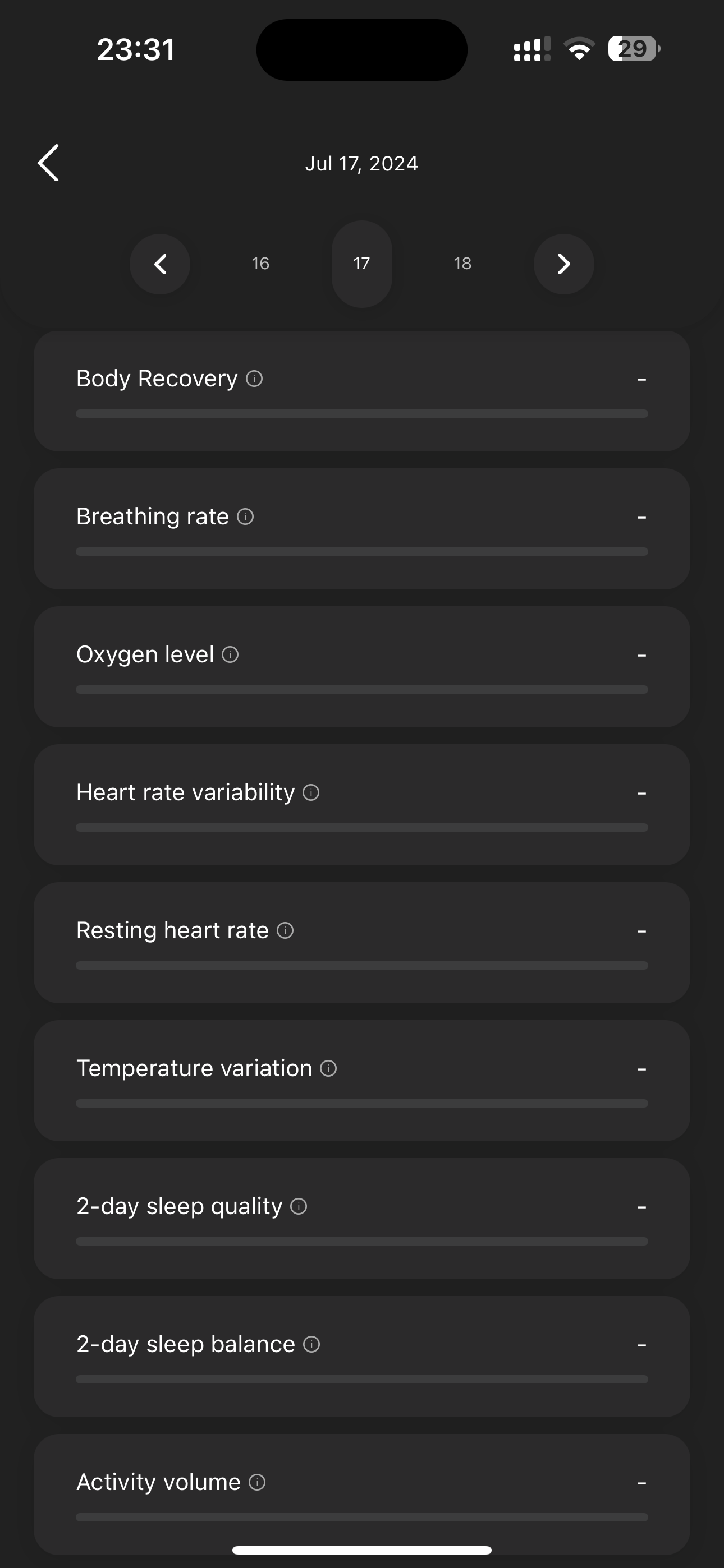 Permanent circular application, health information
