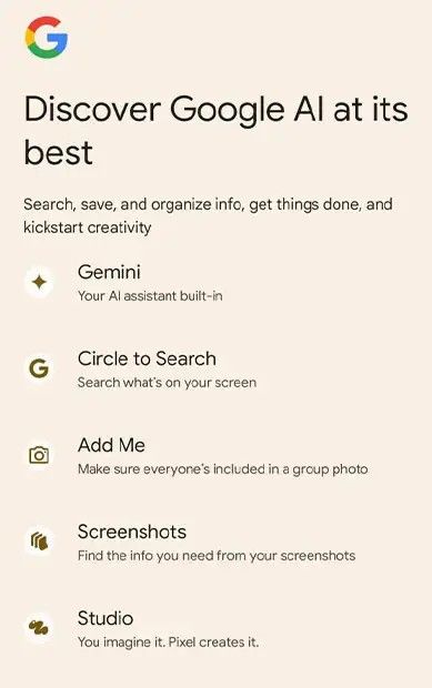 Google-AI-pixel-9-included-features