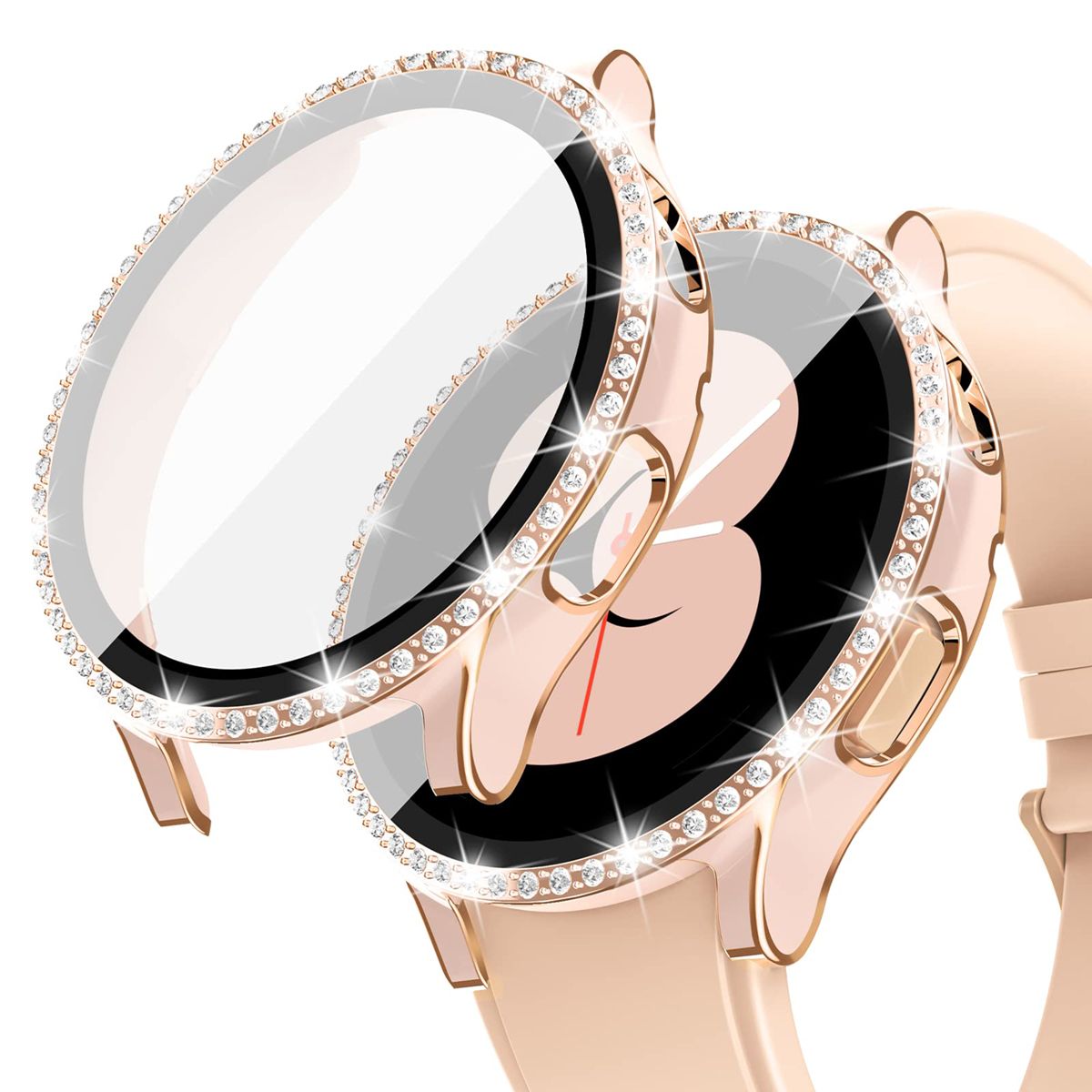 Goton Bling Case for Galaxy Watch FE on solid white background.