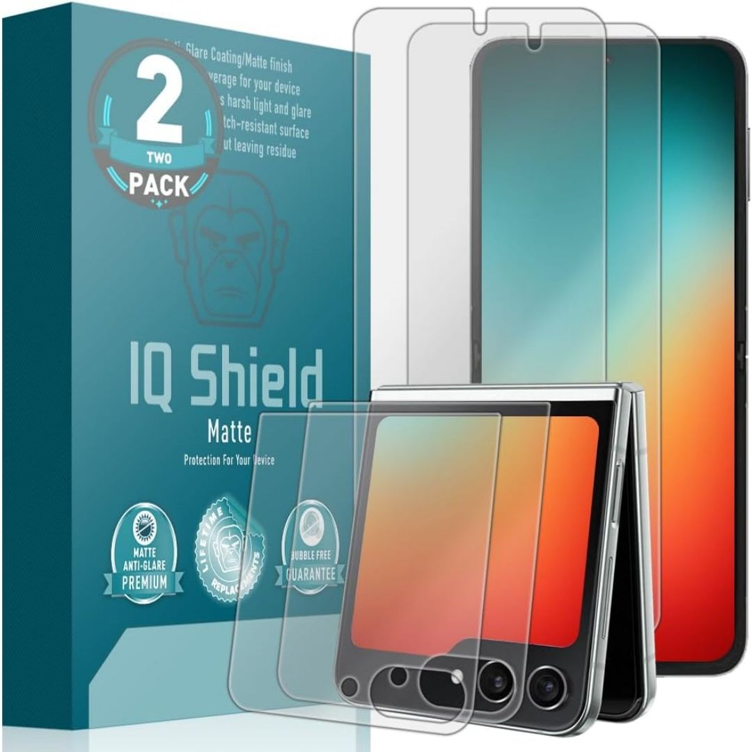 IQShield Matte Screen Protector for Galaxy Z Flip 6