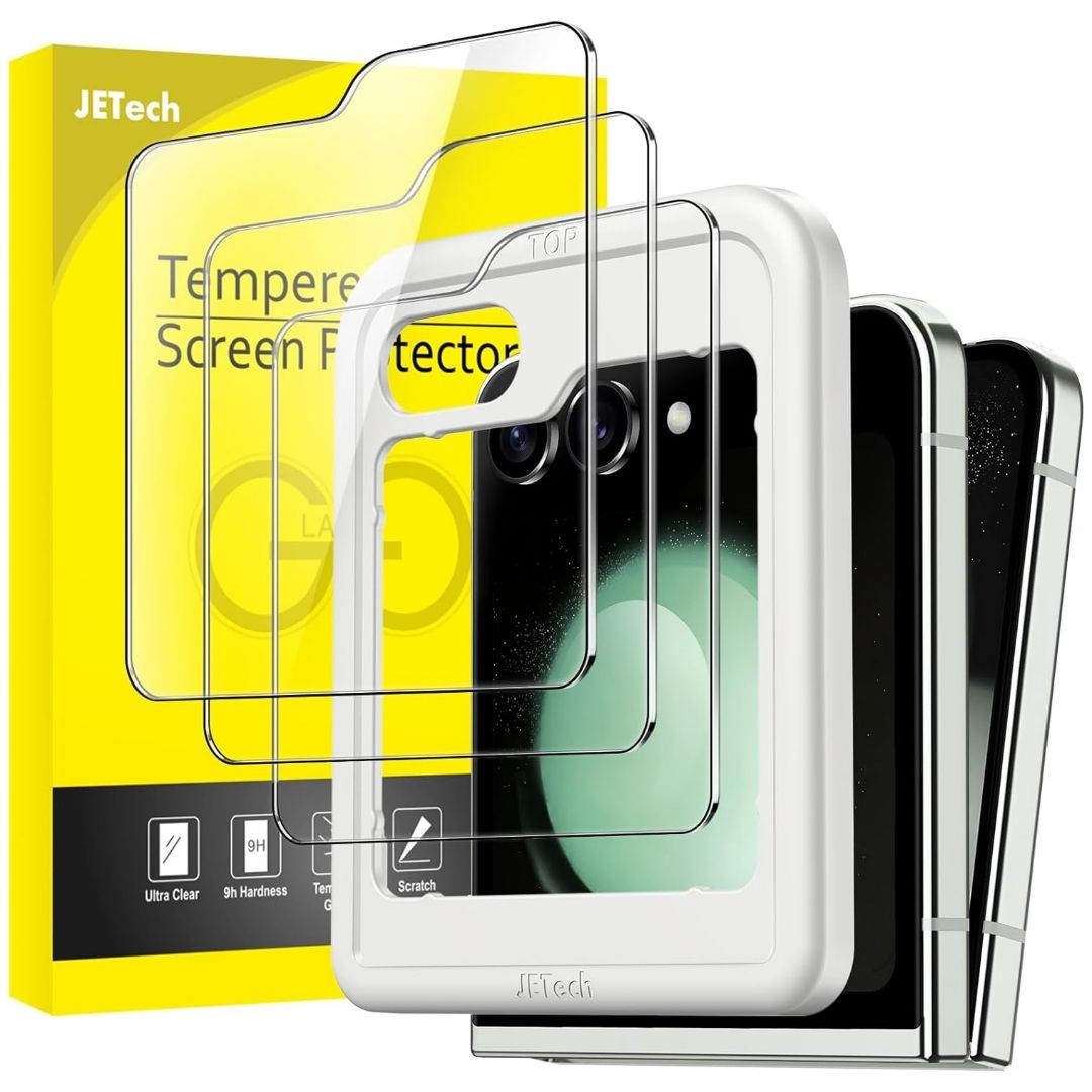 JETech Glass Protector for Galaxy Z Flip 6