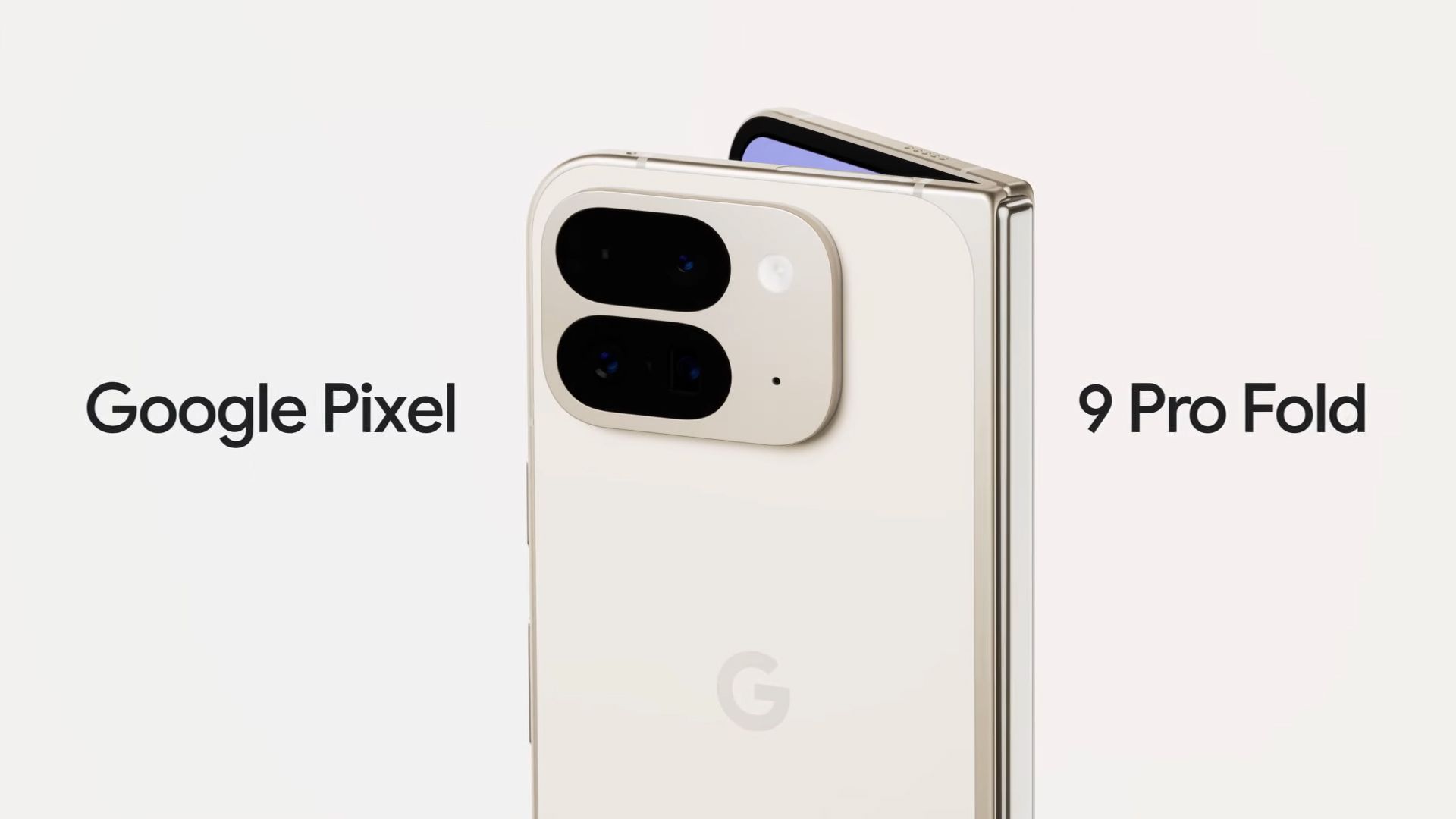 Render of the Pixel 9 Pro Fold against a white background.