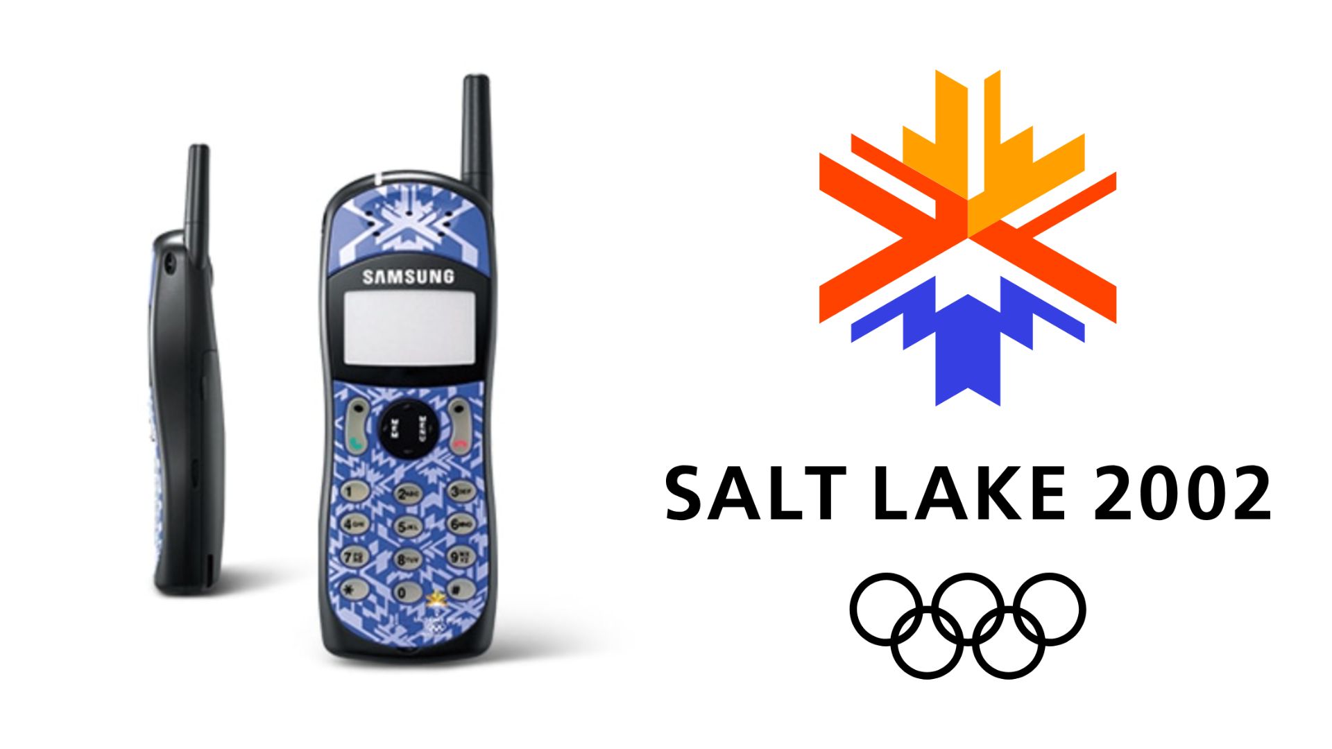 The 2002 Olympic Edition Samsung SCH-T300 phone.