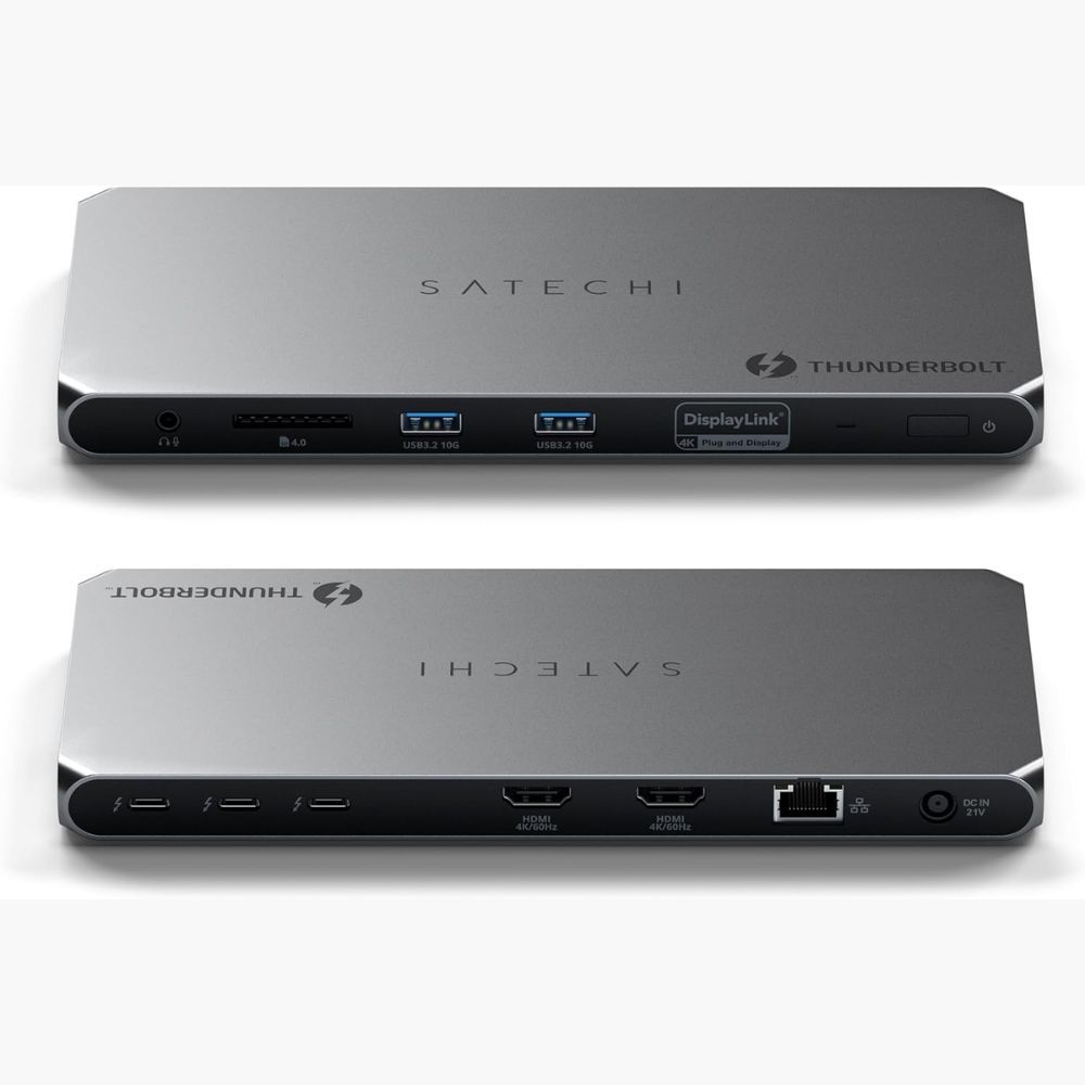 Satechi Thunderbolt 4 docking station render