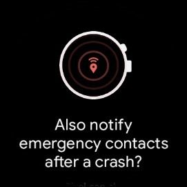 Notify emergency contacts