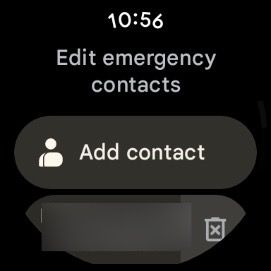 add contacts on emergency contacts