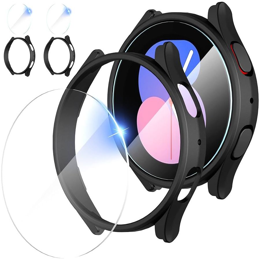 Suoman Case Screen Protector for Galaxy Watch FE on solid white background.