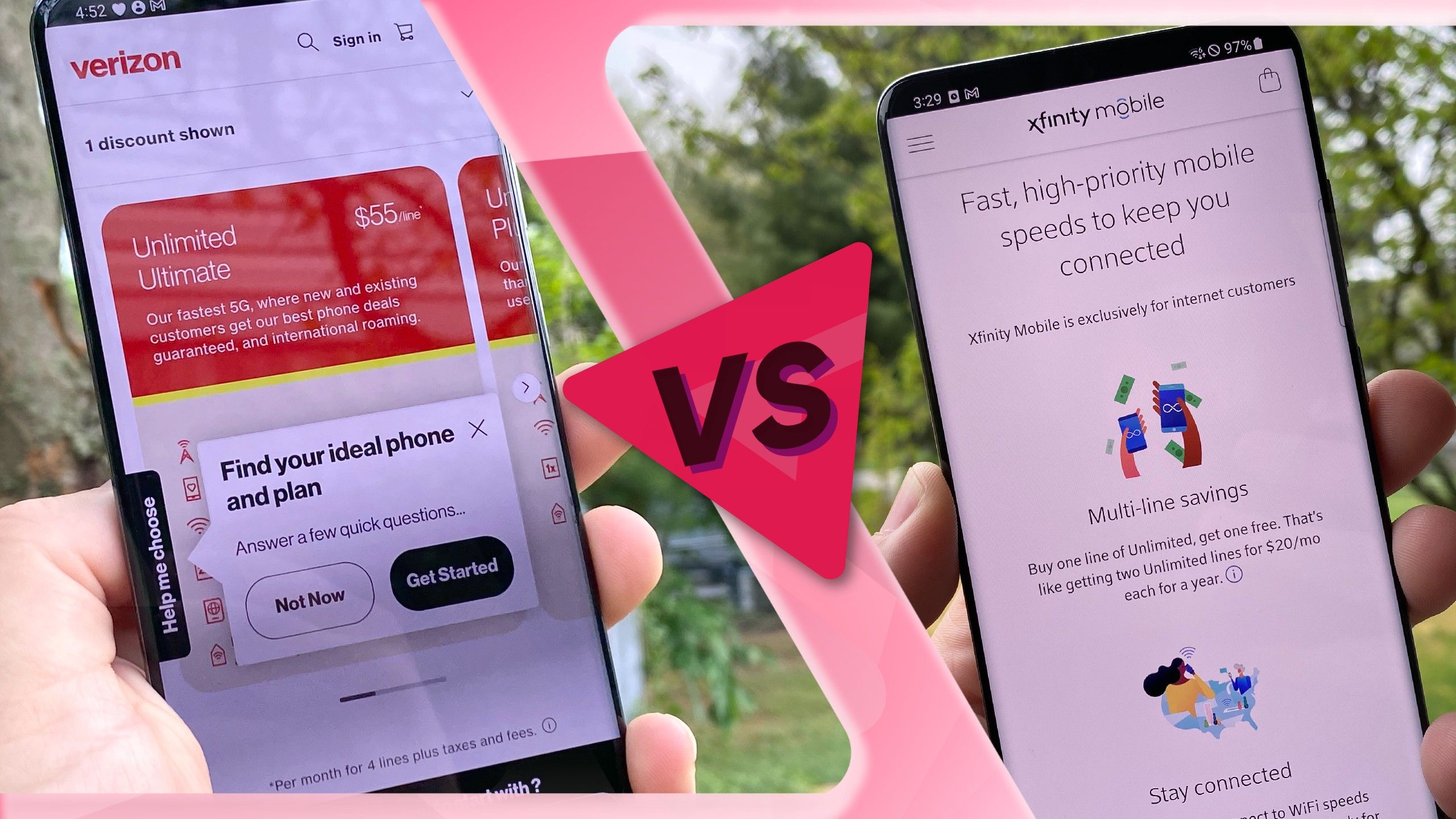 Verizon vs. Xfinity Mobile: Should you bundle your service?