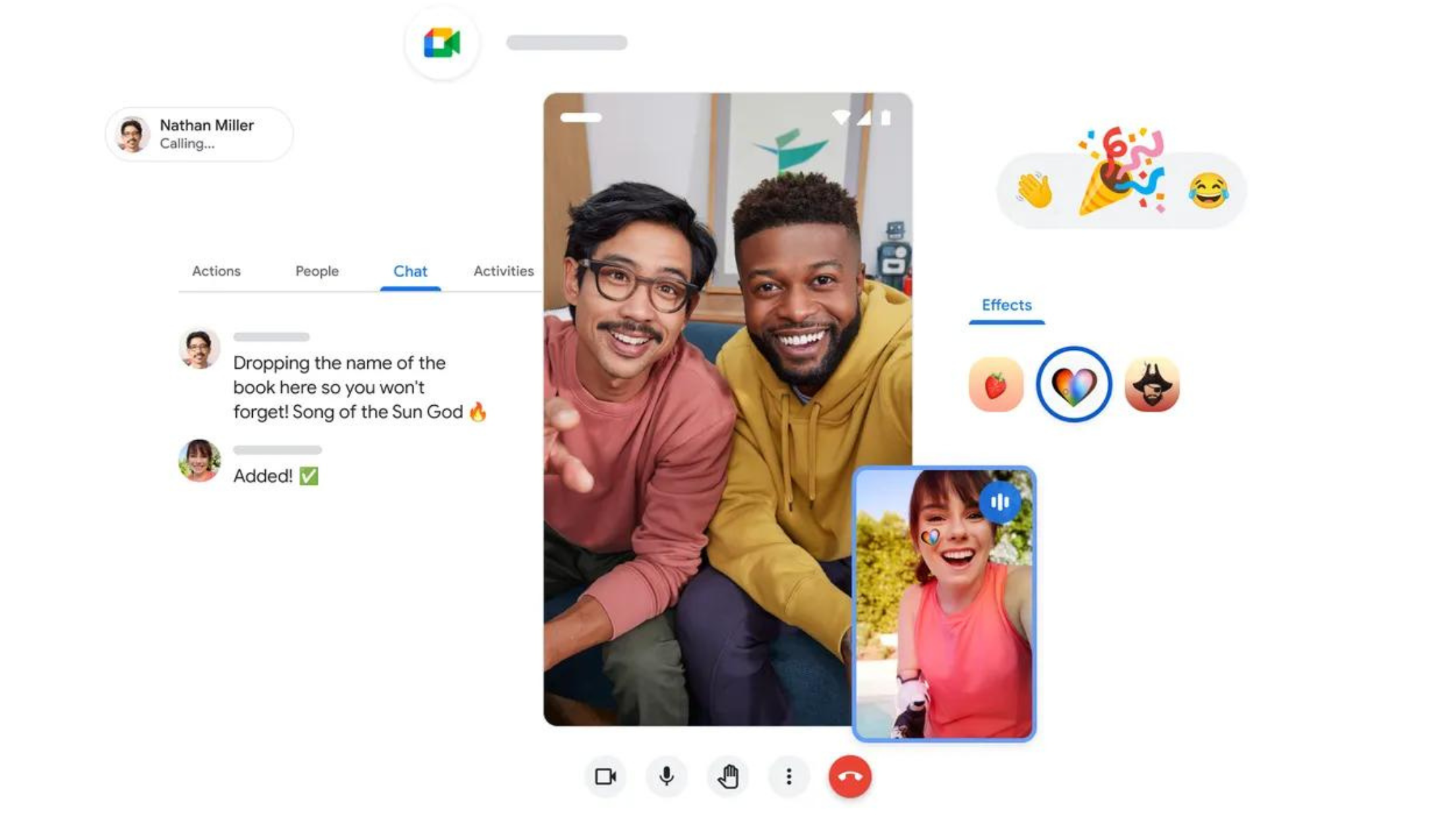 Google Meet is getting a new call screen, stackable effects, and more