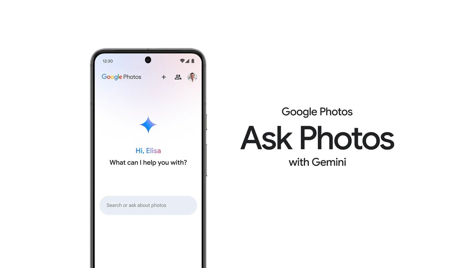 “Ask Photos” feature in Google Photos