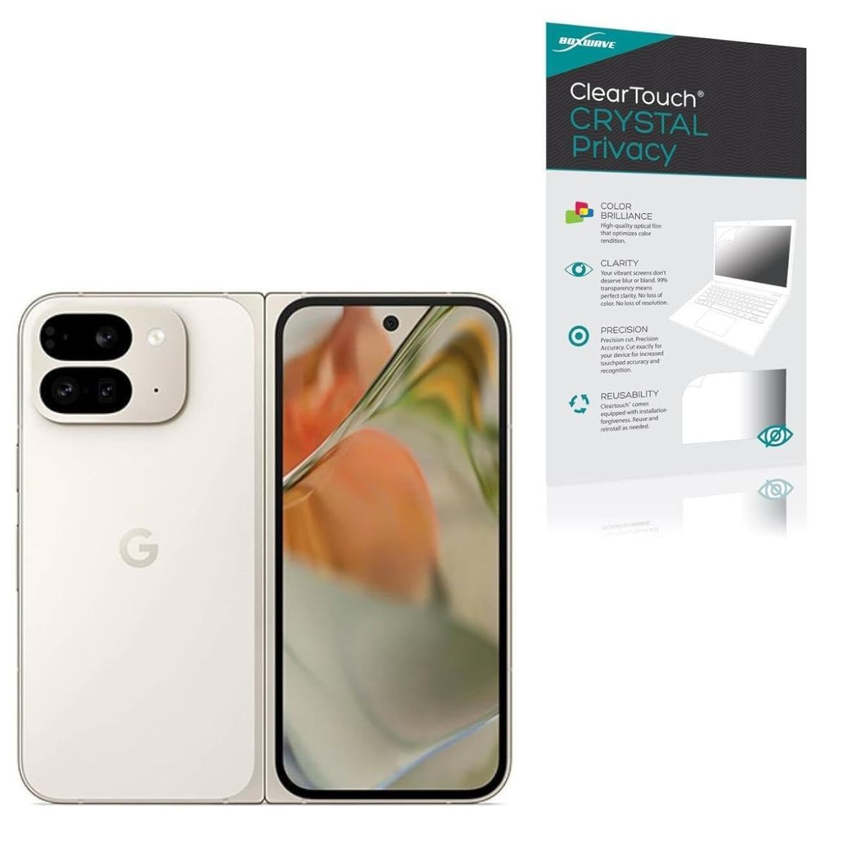 BoxWave Privacy Film for Pixel 9 Pro Fold