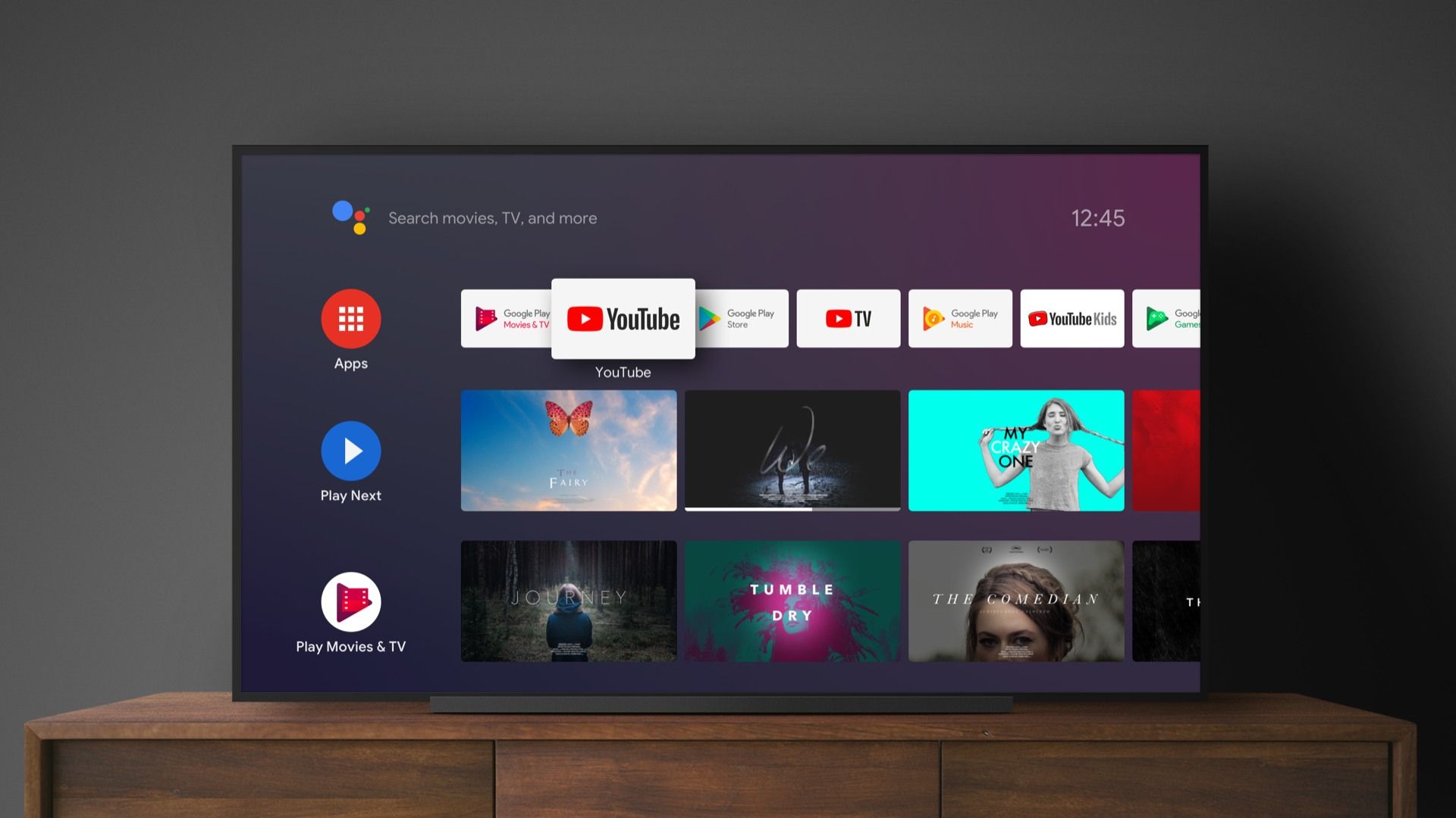 Màn hình chính sau ngày 24 tháng 7 năm 2024 cập nhật cho ứng dụng Android TV Core Services