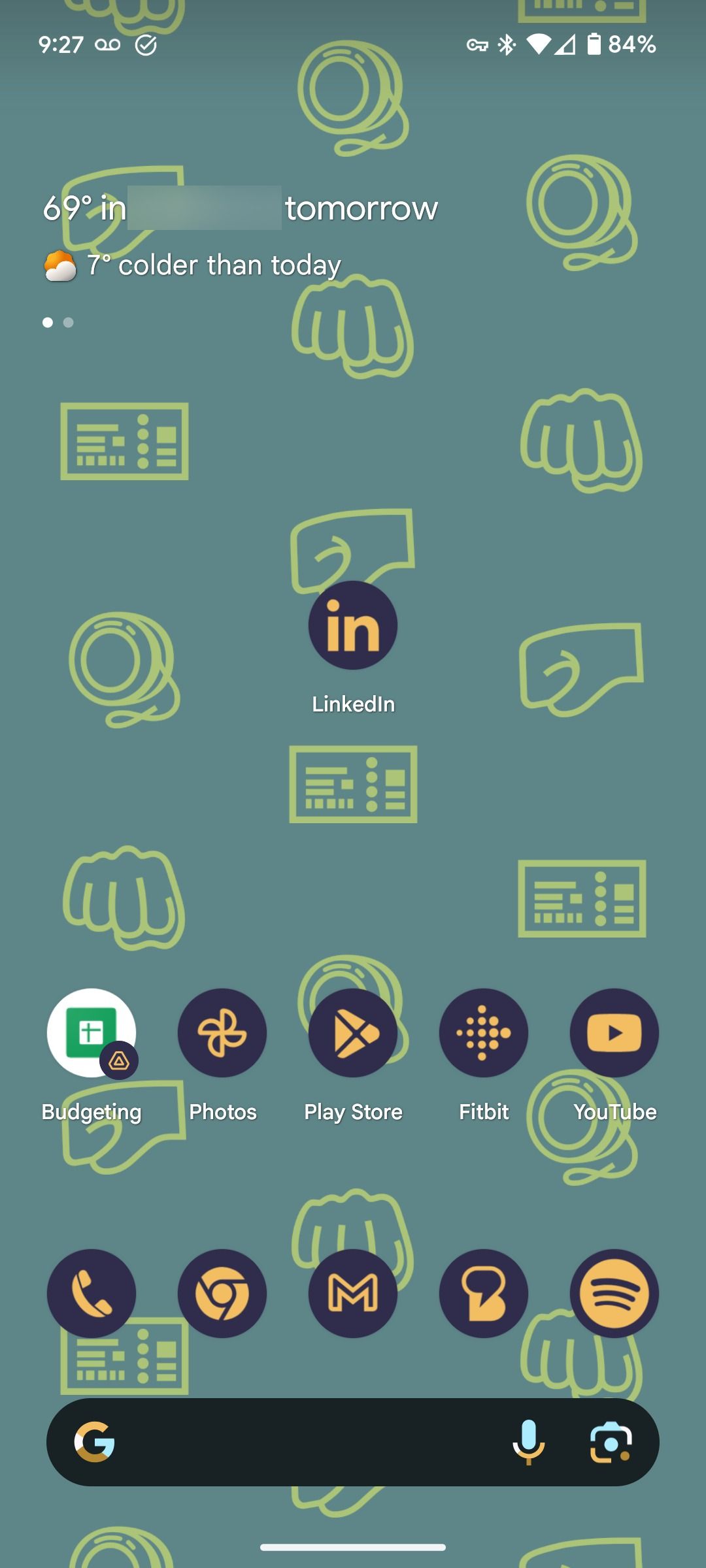 An app icon added to the home screen of a Google Pixel phone