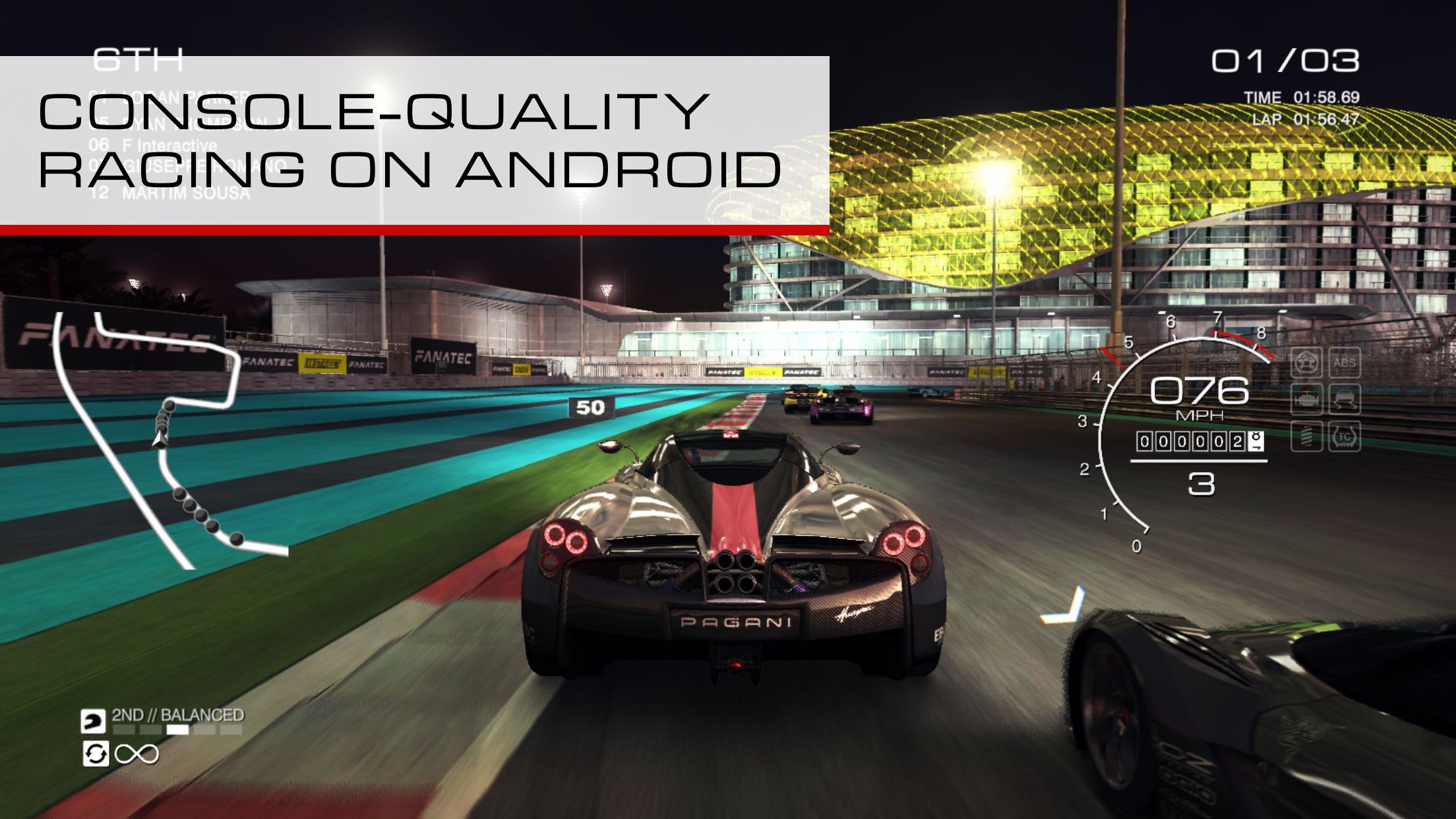 GRID Autosport screenshot from play store showing detailed graphics