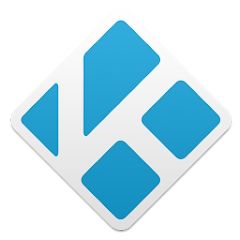 Kodi app icon with white background