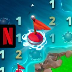 red flag on water covered in numbers