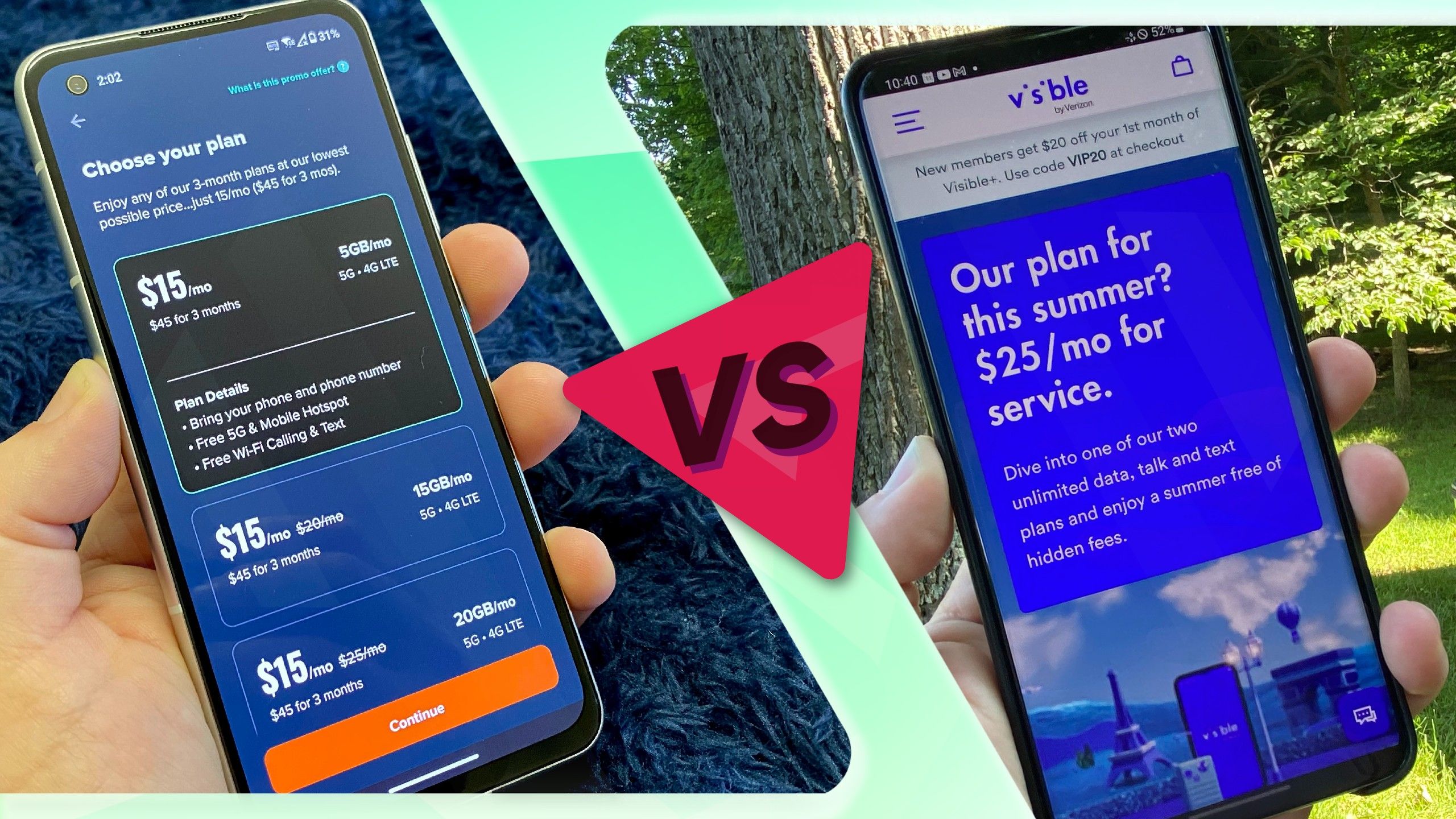 Mint Mobile vs. Visible: Which MVNO carrier is best for you?