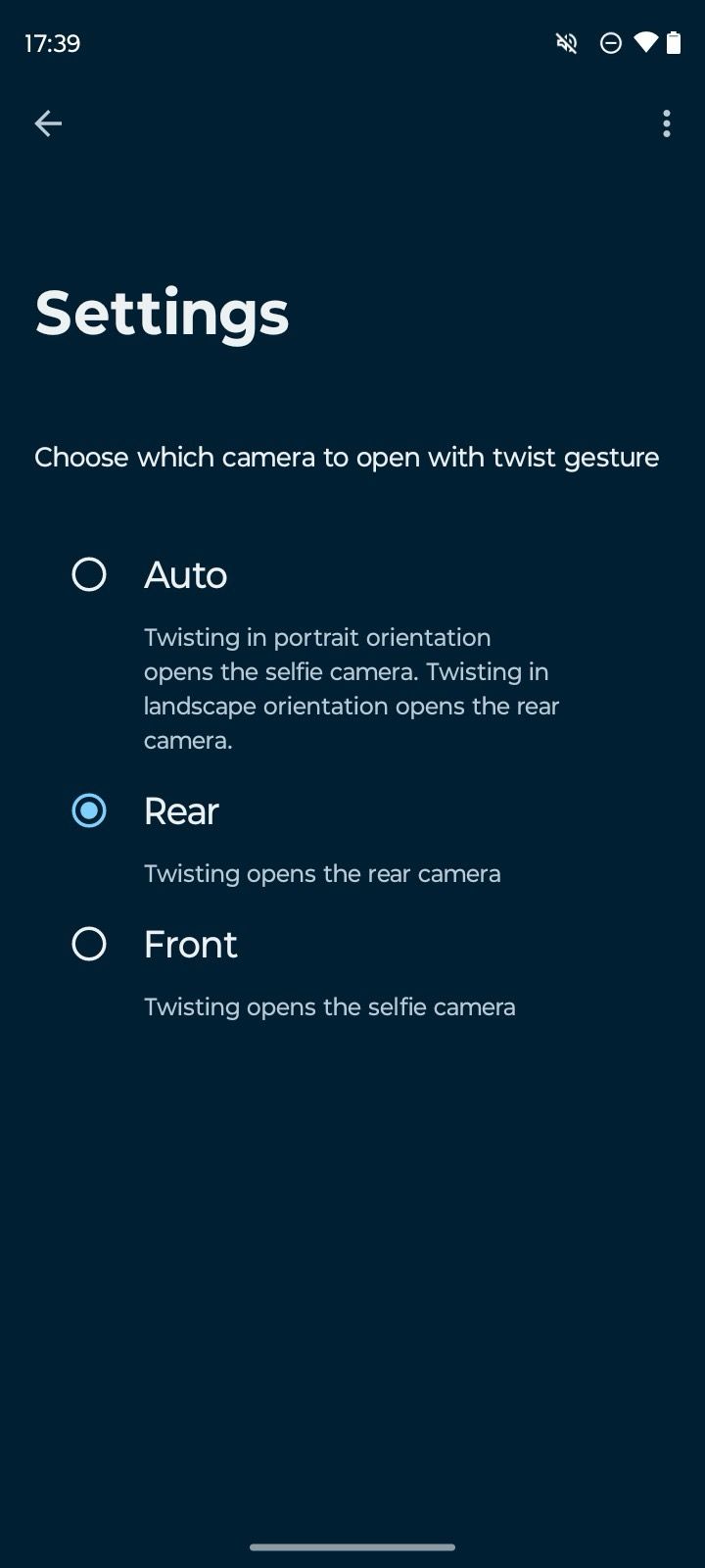 tweak quick capture on Moto G Power