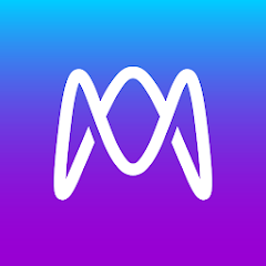 Movies Anywhere icon showing gradient colors blue and purple